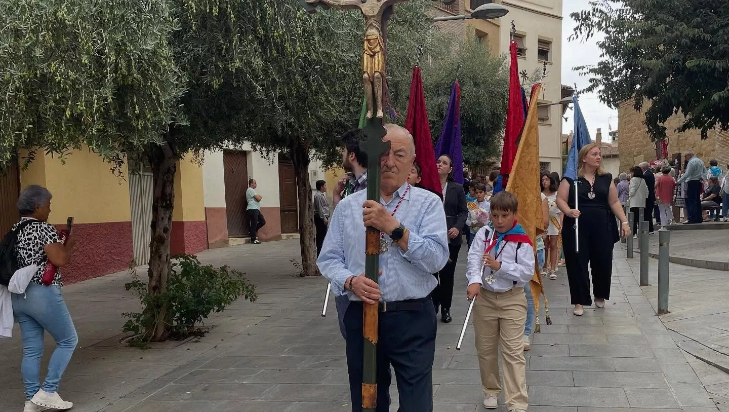 Procesión de San Mateo en las fiestas de Monzón.