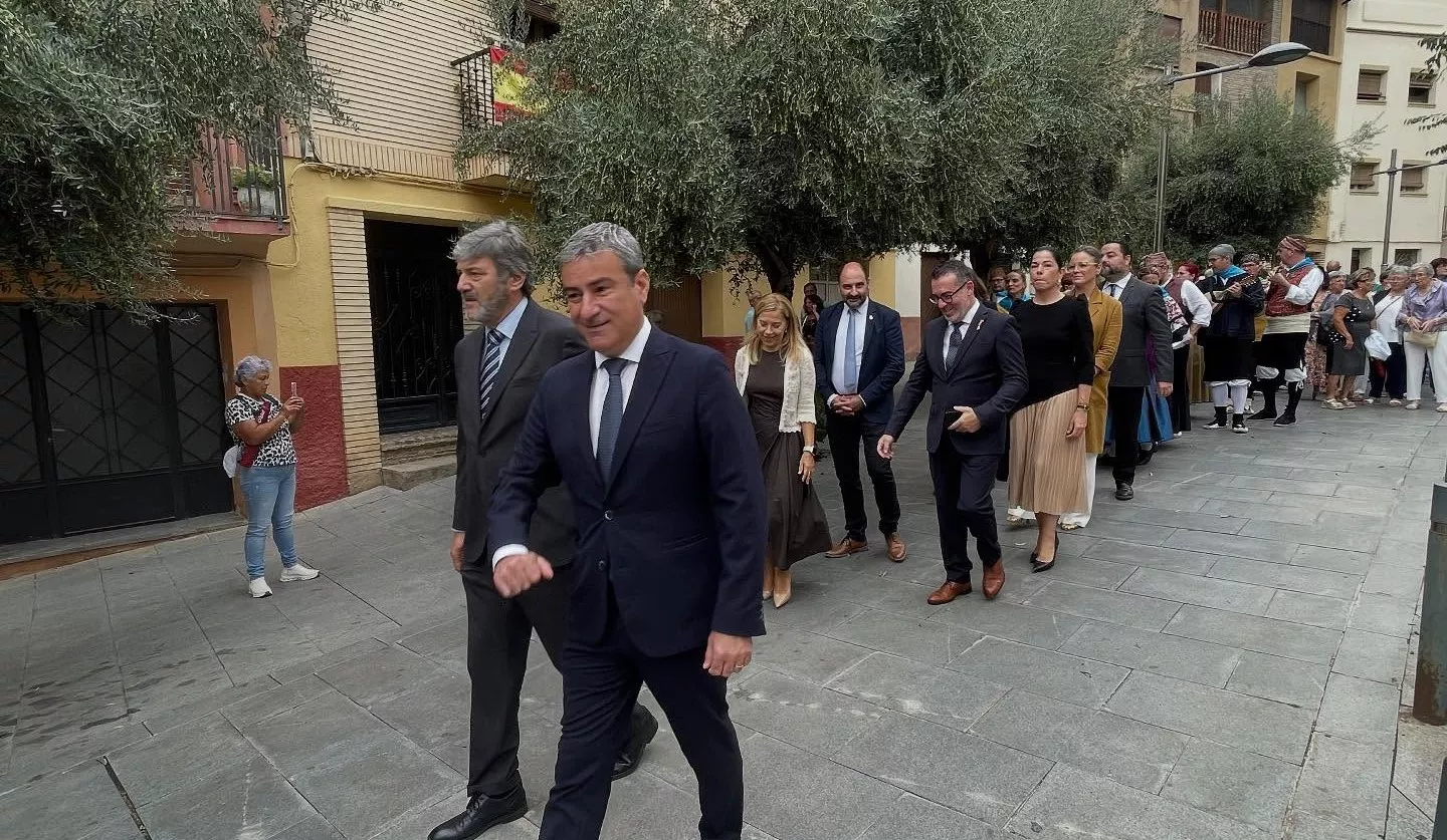 Procesión de San Mateo en las fiestas de Monzón.