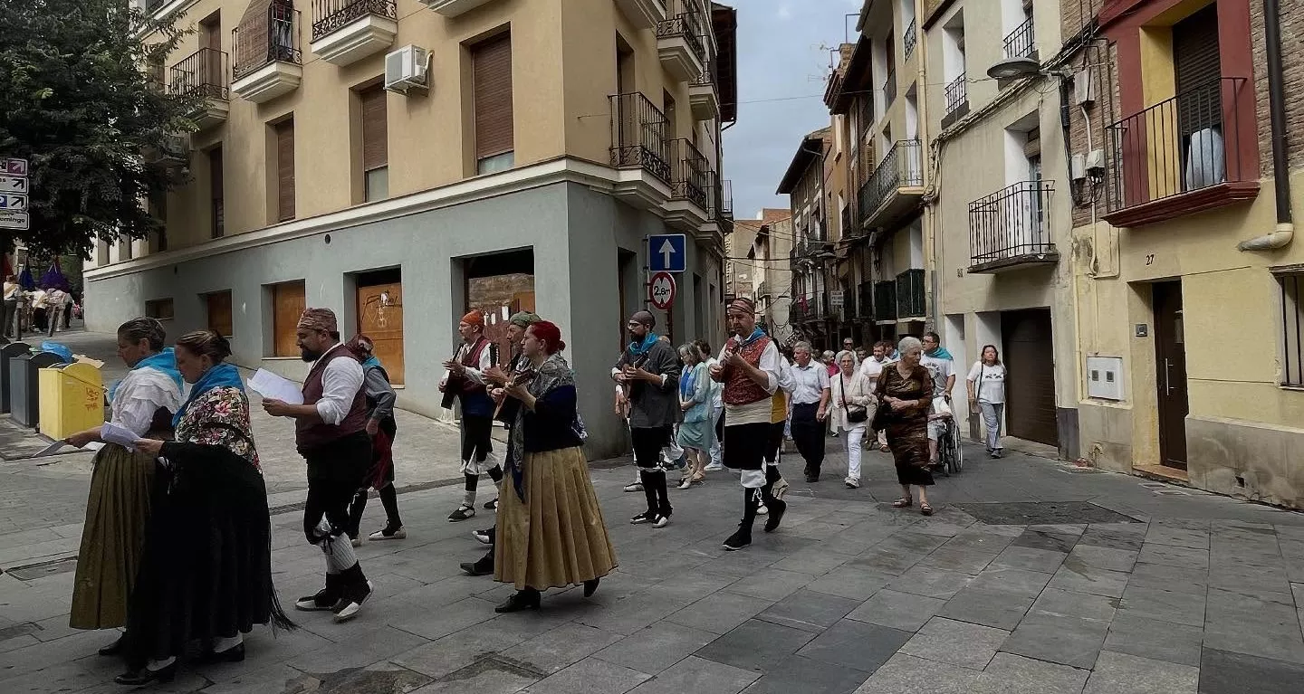 Procesión de San Mateo en las fiestas de Monzón.