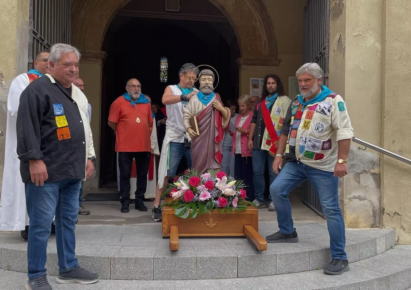 Procesión de San Mateo en las fiestas de Monzón.