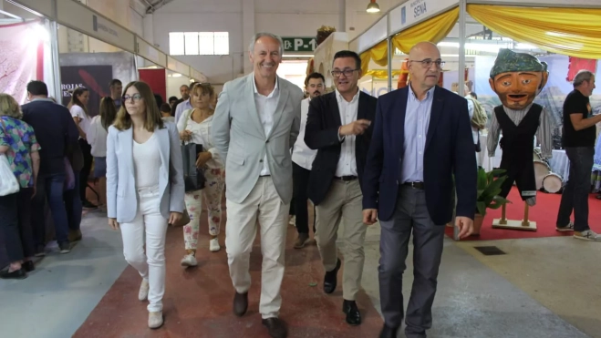 Luis Estaún, Roque Vicente y Francisco Villellas