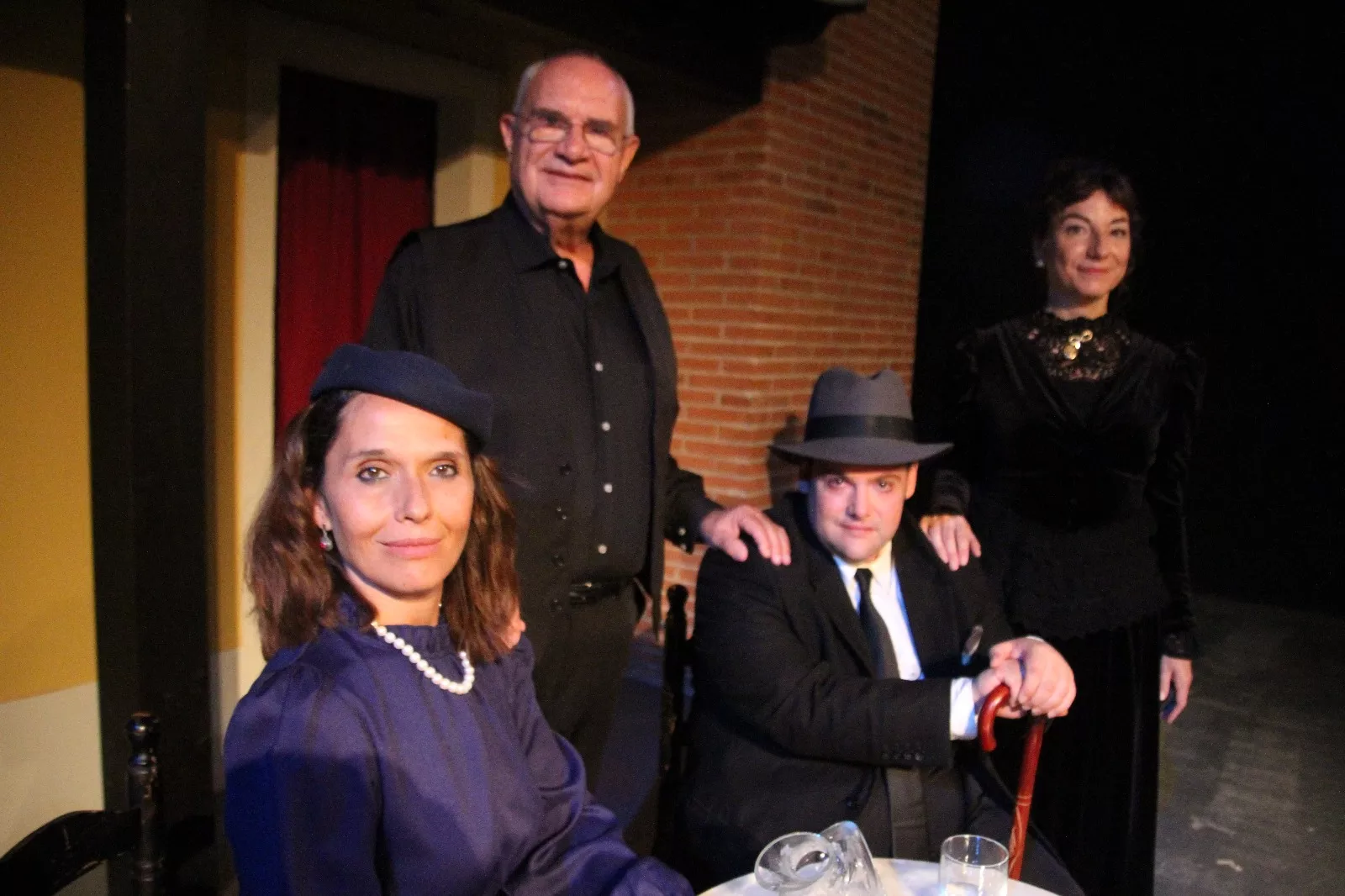 "Entre dos amores" en el Corral de Comedias de Robres. Foto Carlos Neofato