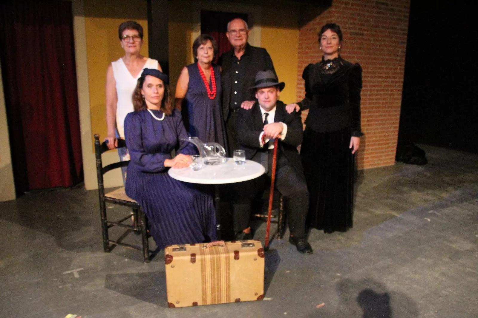 "Entre dos amores" en el Corral de Comedias de Robres. Foto Carlos Neofato