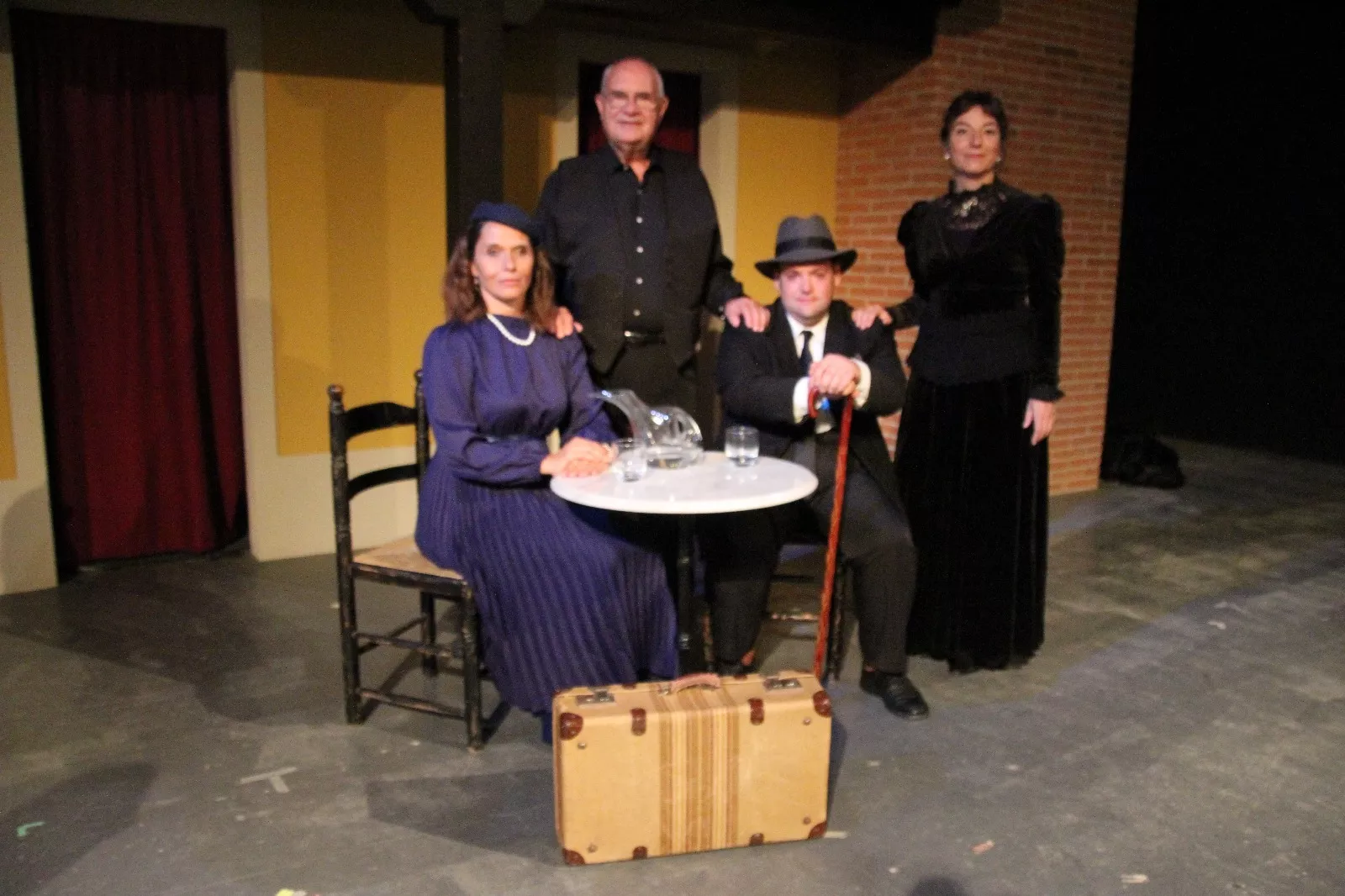 "Entre dos amores" en el Corral de Comedias de Robres. Foto Carlos Neofato