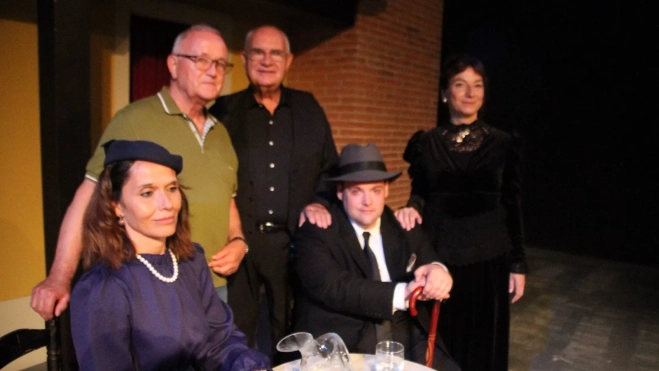 "Entre dos amores" en el Corral de Comedias de Robres. Foto Carlos Neofato