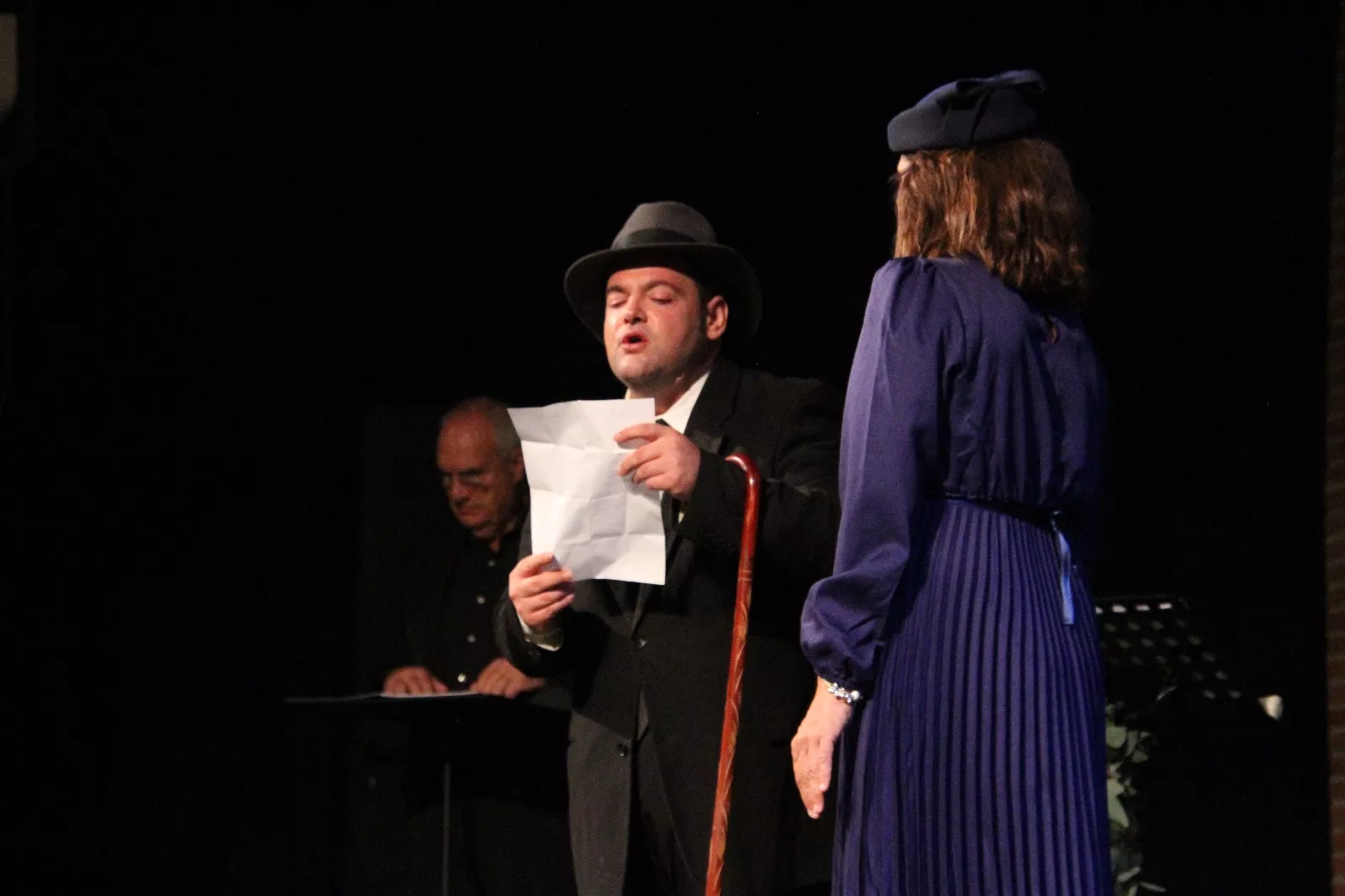 "Entre dos amores" en el Corral de Comedias de Robres. Foto Carlos Neofato