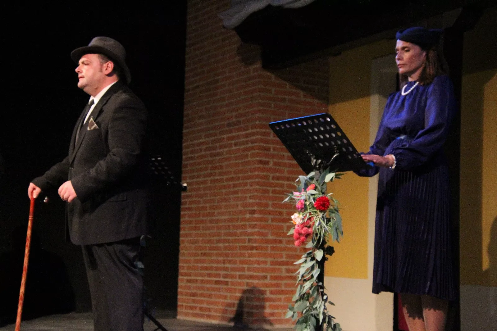 "Entre dos amores" en el Corral de Comedias de Robres. Foto Carlos Neofato