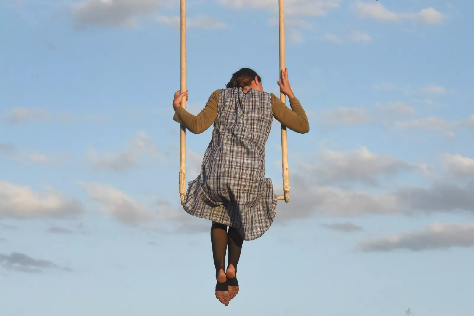 Feria Sin Condiciones en Chimillas. Compañía Aurora Jara (Canarias–Extremadura), con “Chorizo”. Foto Javier Blasco