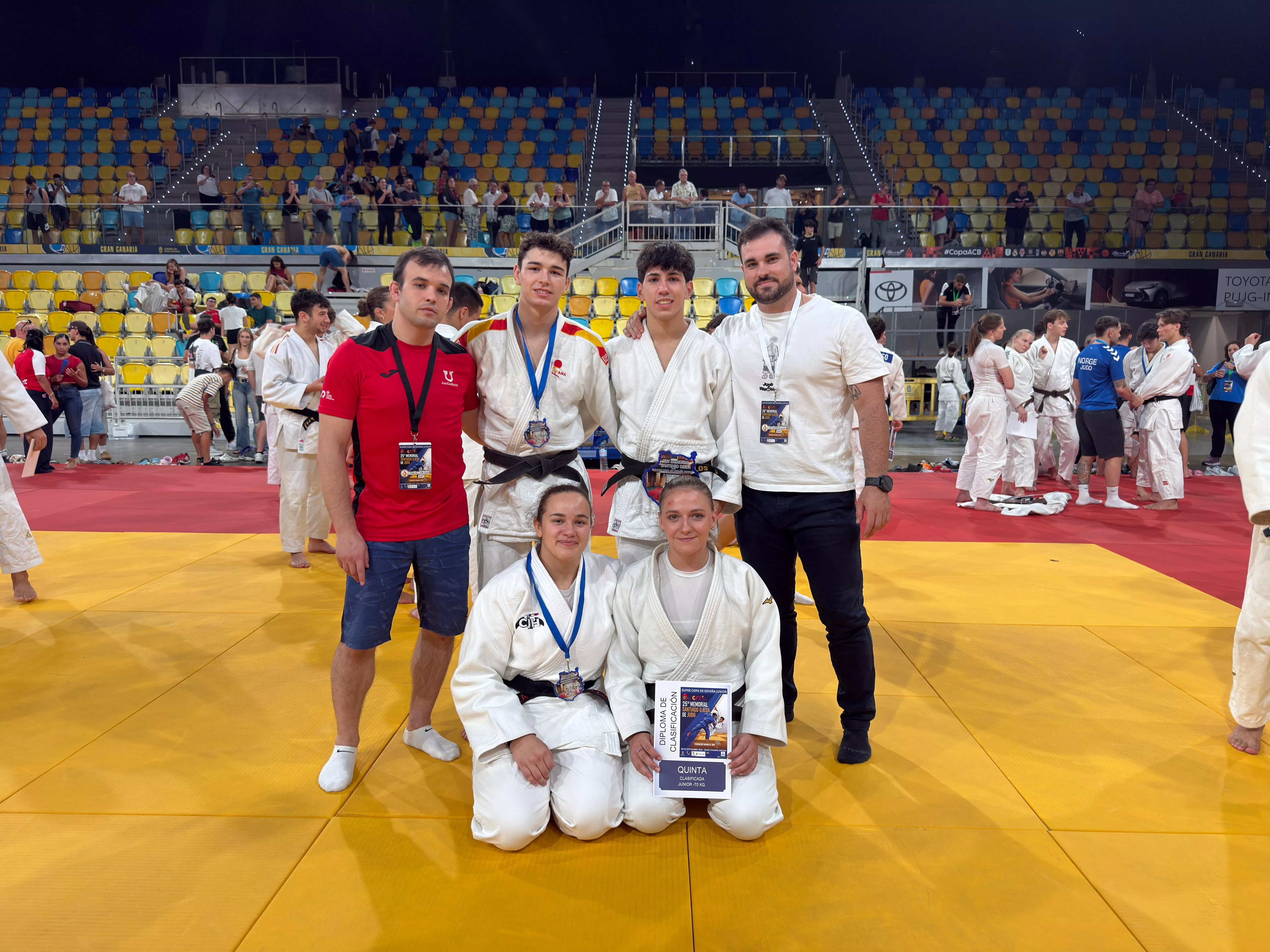 Club Judo Huesca en Gran Canaria.