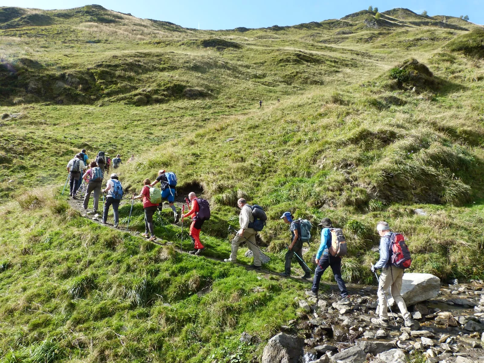Subiendo al pico Céciré.