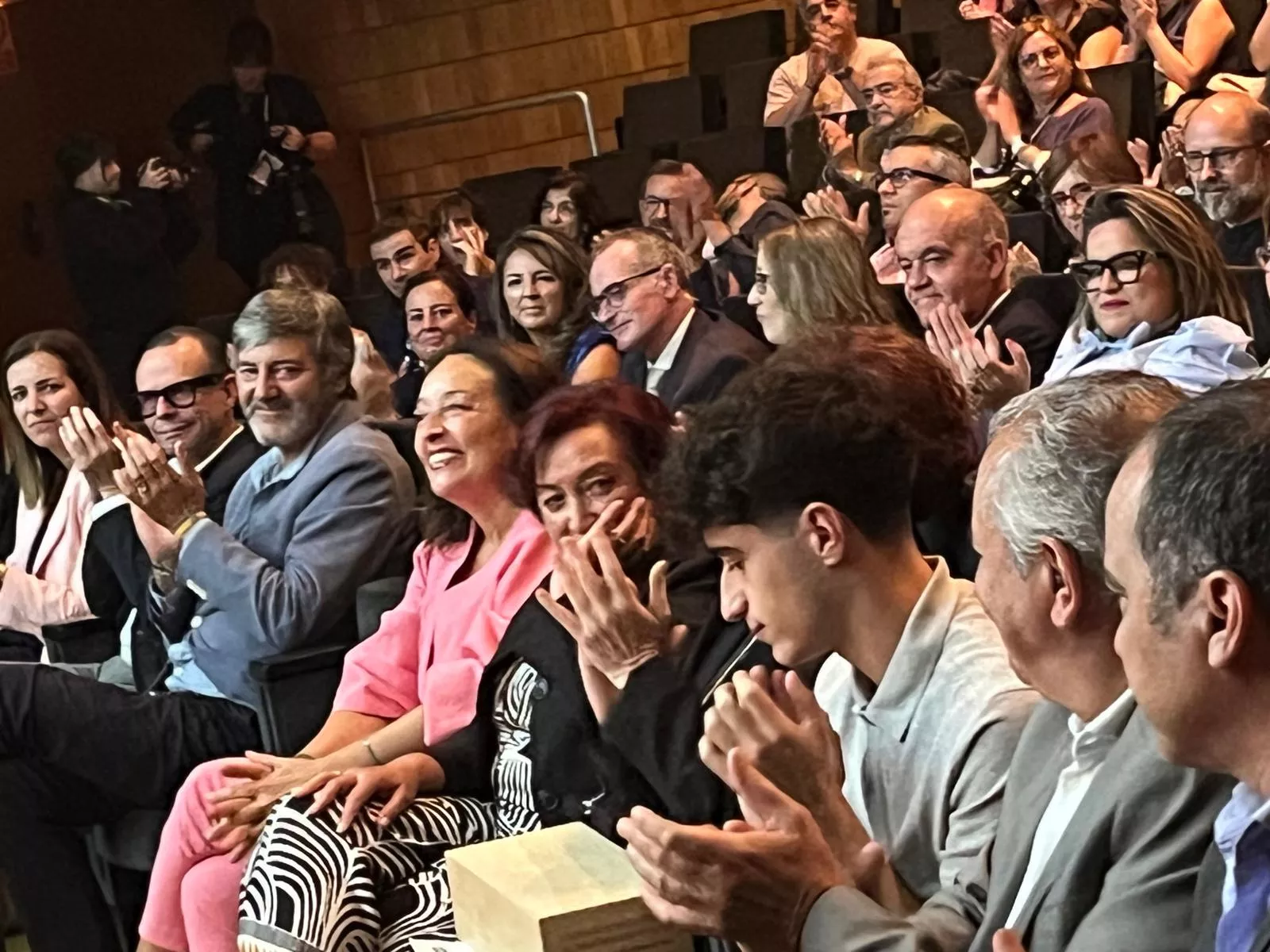 Entrega del premio Javier Brun a Angelita Cavero. Foto Mercedes Manterola