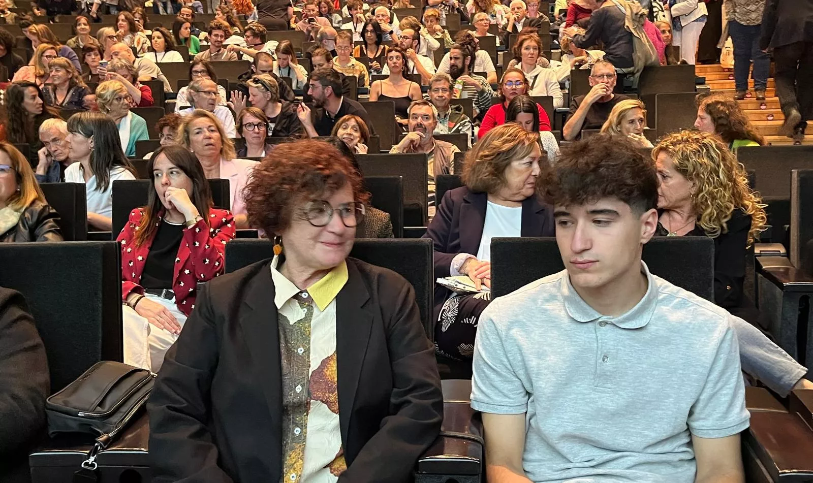 Entrega del premio Javier Brun a Angelita Cavero. Foto Mercedes Manterola