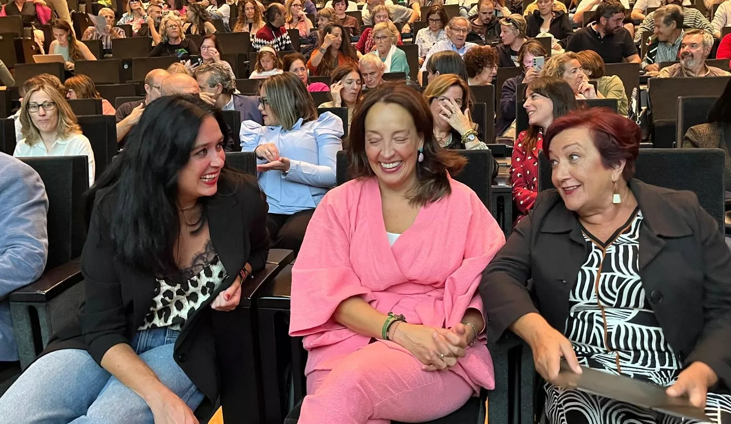 Lorena Orduna, Carmen Susín y Angelita Cavero. Foto Mercedes Manterola