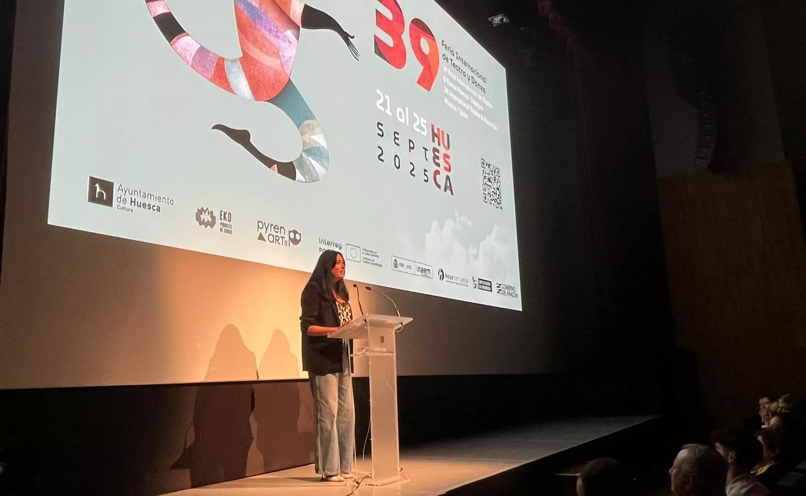 Inauguración de la 39 Feria Internacional de Teatro y Danza de Huesca. Foto Mercedes Manterola