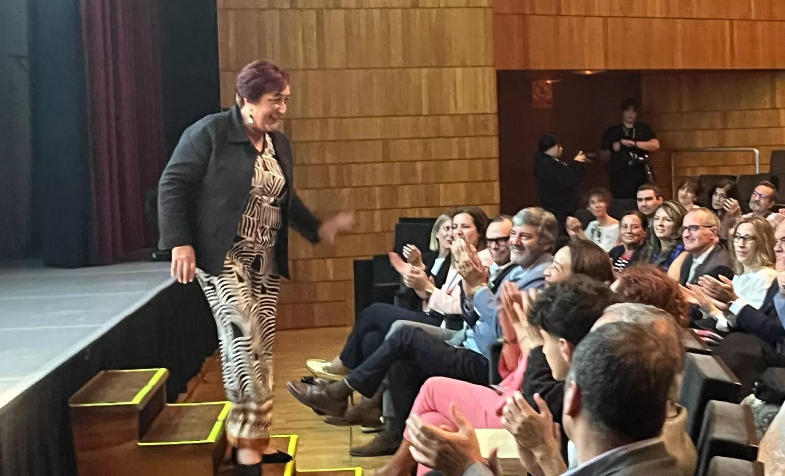 Entrega del premio Javier Brun a Angelita Cavero. Foto Mercedes Manterola