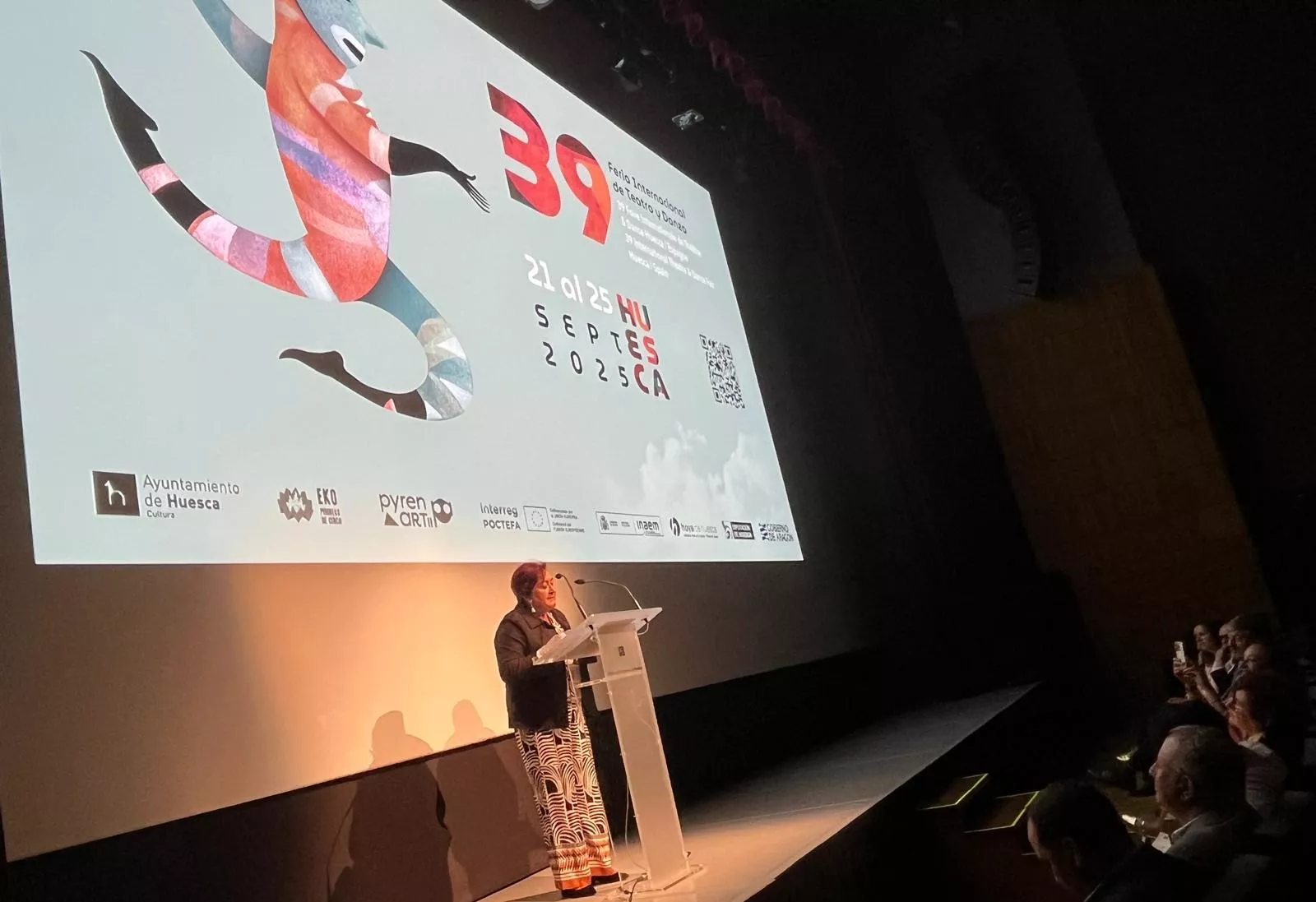 Entrega del premio Javier Brun a Angelita Cavero. Foto Mercedes Manterola