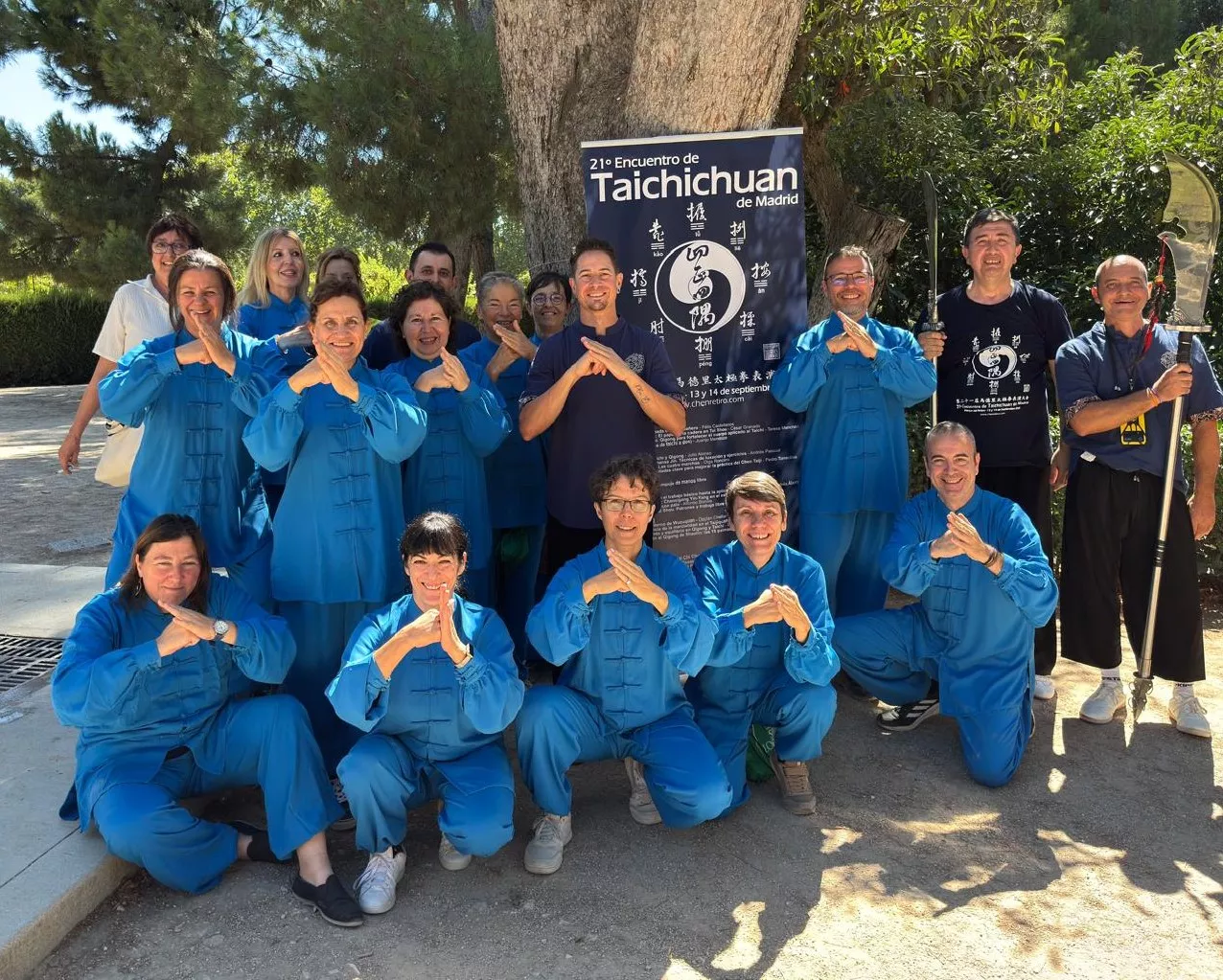 La Escuela de Tai Chi Huesca y Daniel Murciano en Madrid.