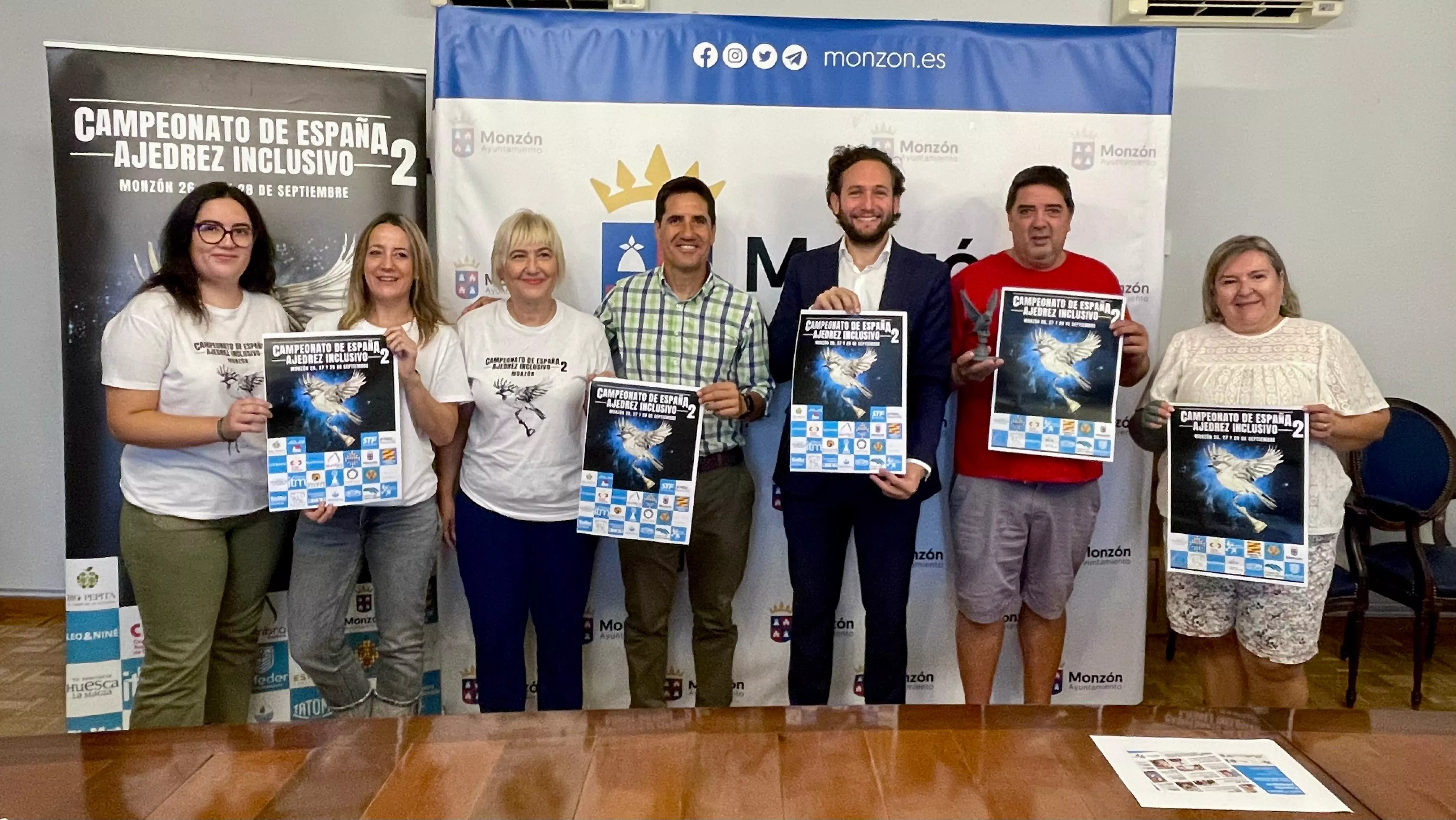 Presentación del Campeonato de España de Ajedrez Inclusivo de Monzón.