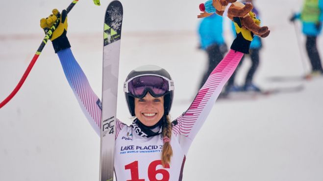 Celia Abad, oro en el SG de combinada alpina Celia Abad, oro en el SG de combinada alpina