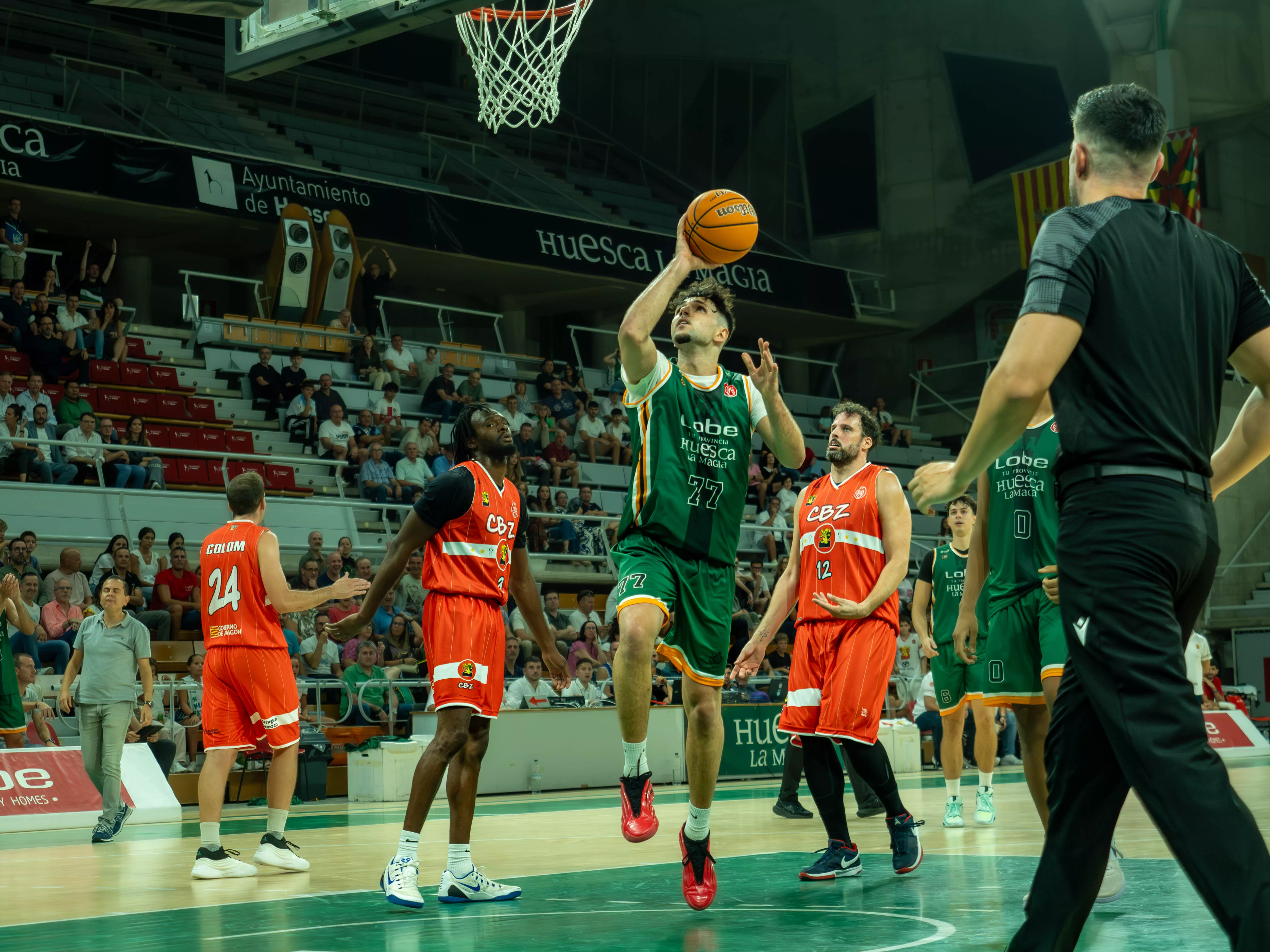 Foto de archivo de un partido de Copa España de Lobe Huesca.
