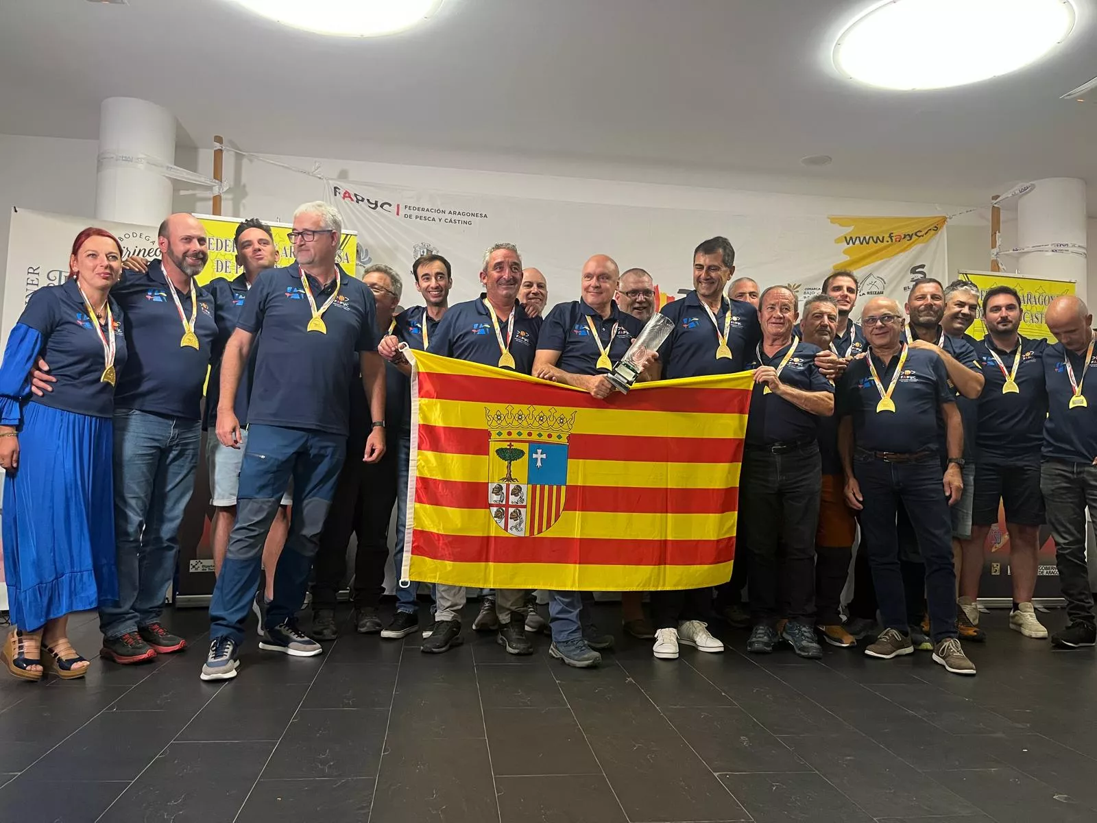 ARAGON CAMPEONA DE ESPAÑA. Aragón reina en casa en el Campeonato de España de selecciones de pesca ARAGON CAMPEONA DE ESPAÑA. Aragón reina en casa en el Campeonato de España de selecciones de pesca