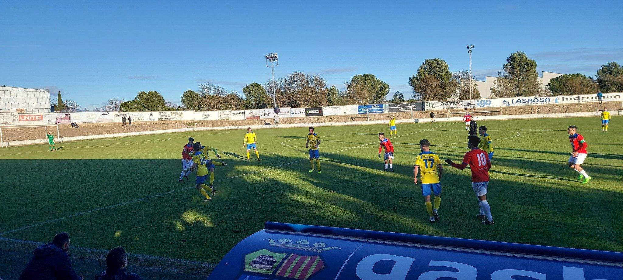 El Almudévar, en un partido de esta temporada.