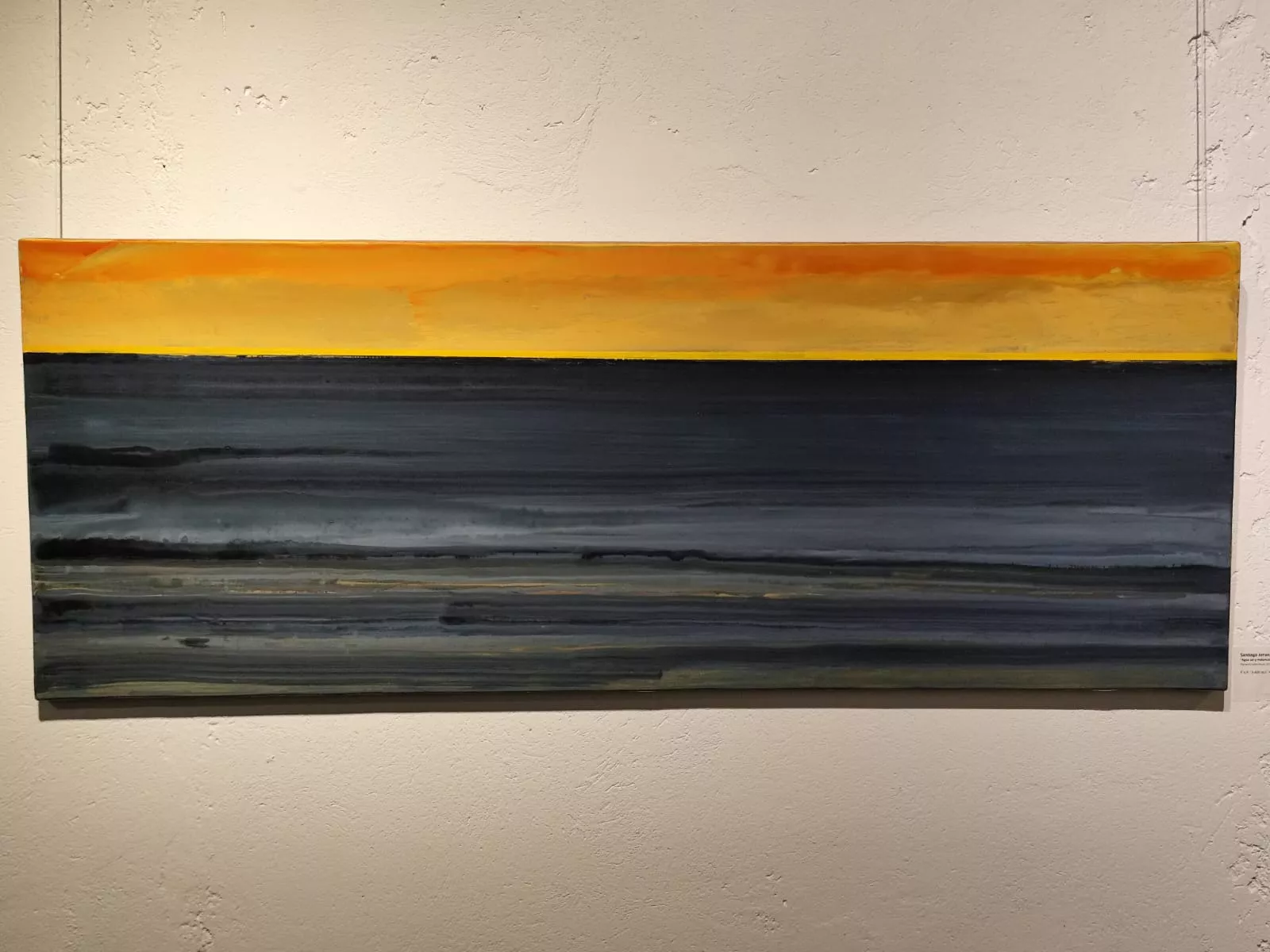 Obra de Arranz, en la Galería Carmen Terreros de Zaragoza. Foto GCT