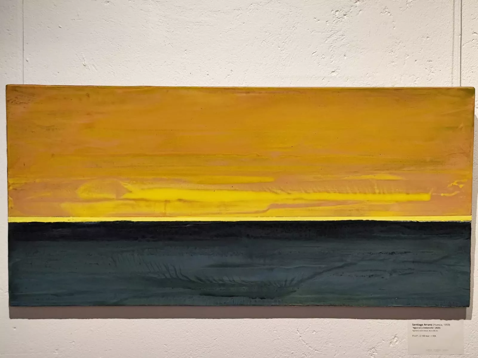 Obra de Arranz, en la Galería Carmen Terreros de Zaragoza. Foto GCT