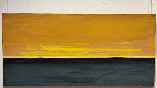 Obra de Arranz, en la Galería Carmen Terreros de Zaragoza. Foto GCT