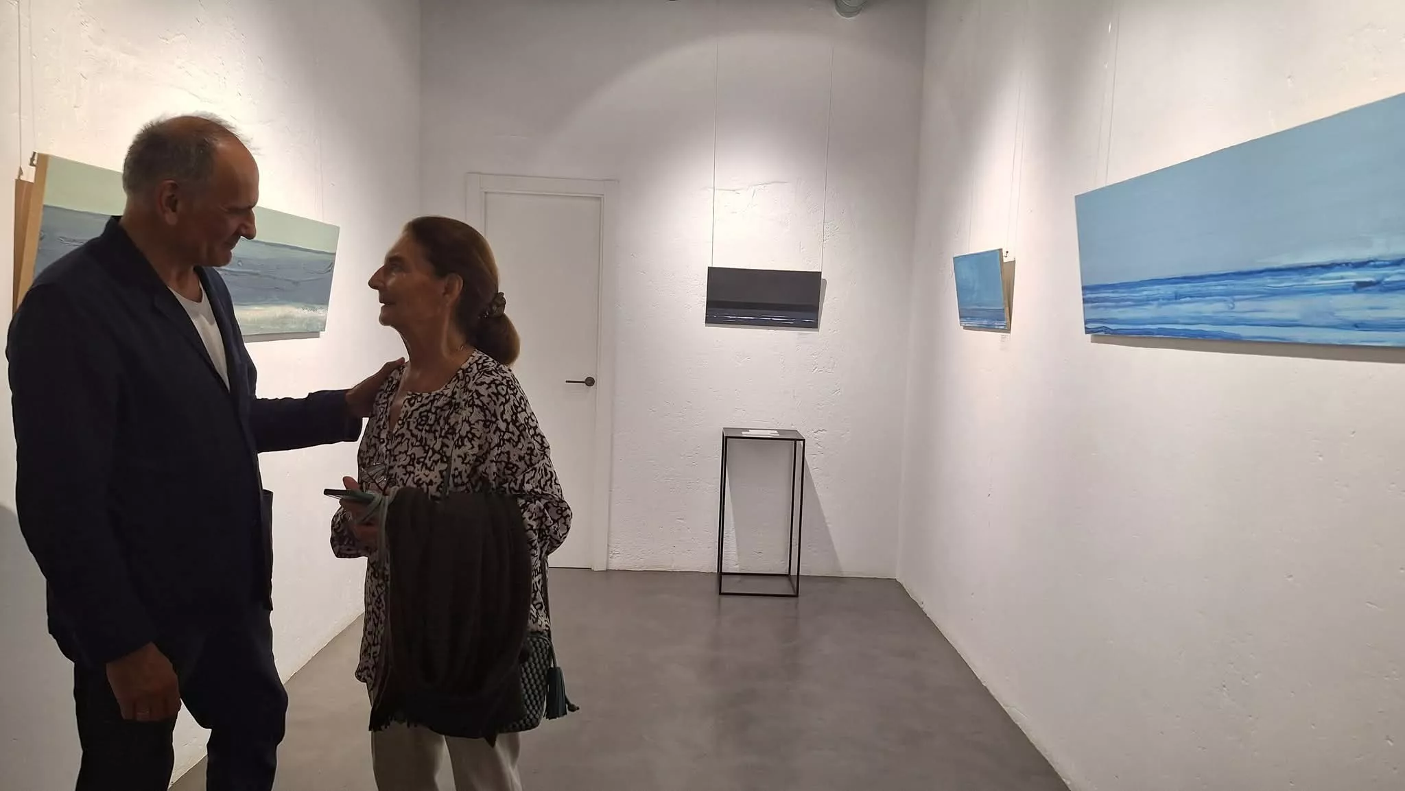 Inauguración de la exposición de Santiago Arranz en la Galería Carmen Terreros de Zaragoza. Foto GCT