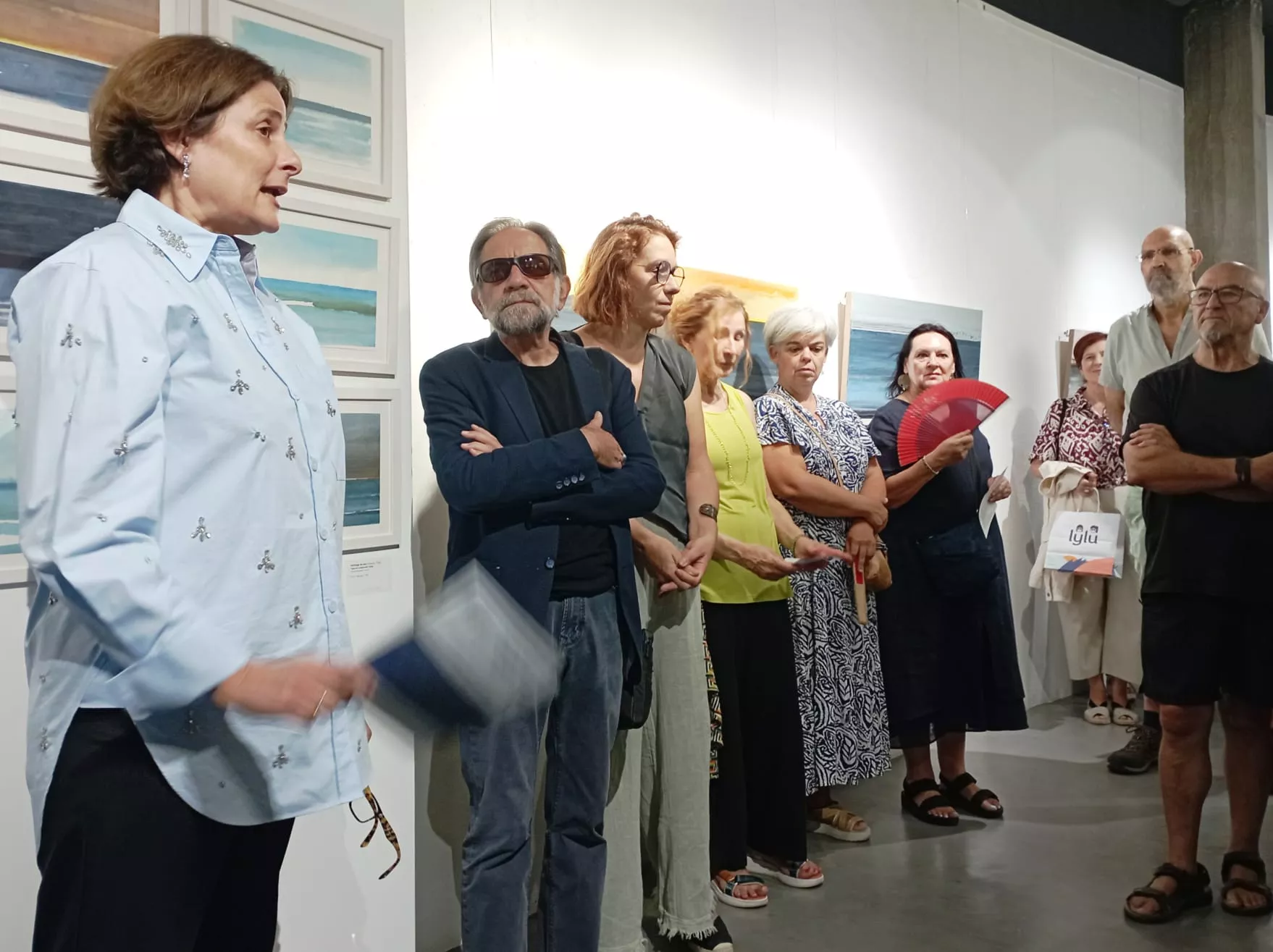 Inauguración de la exposición de Santiago Arranz en la Galería Carmen Terreros de Zaragoza. Foto GCT