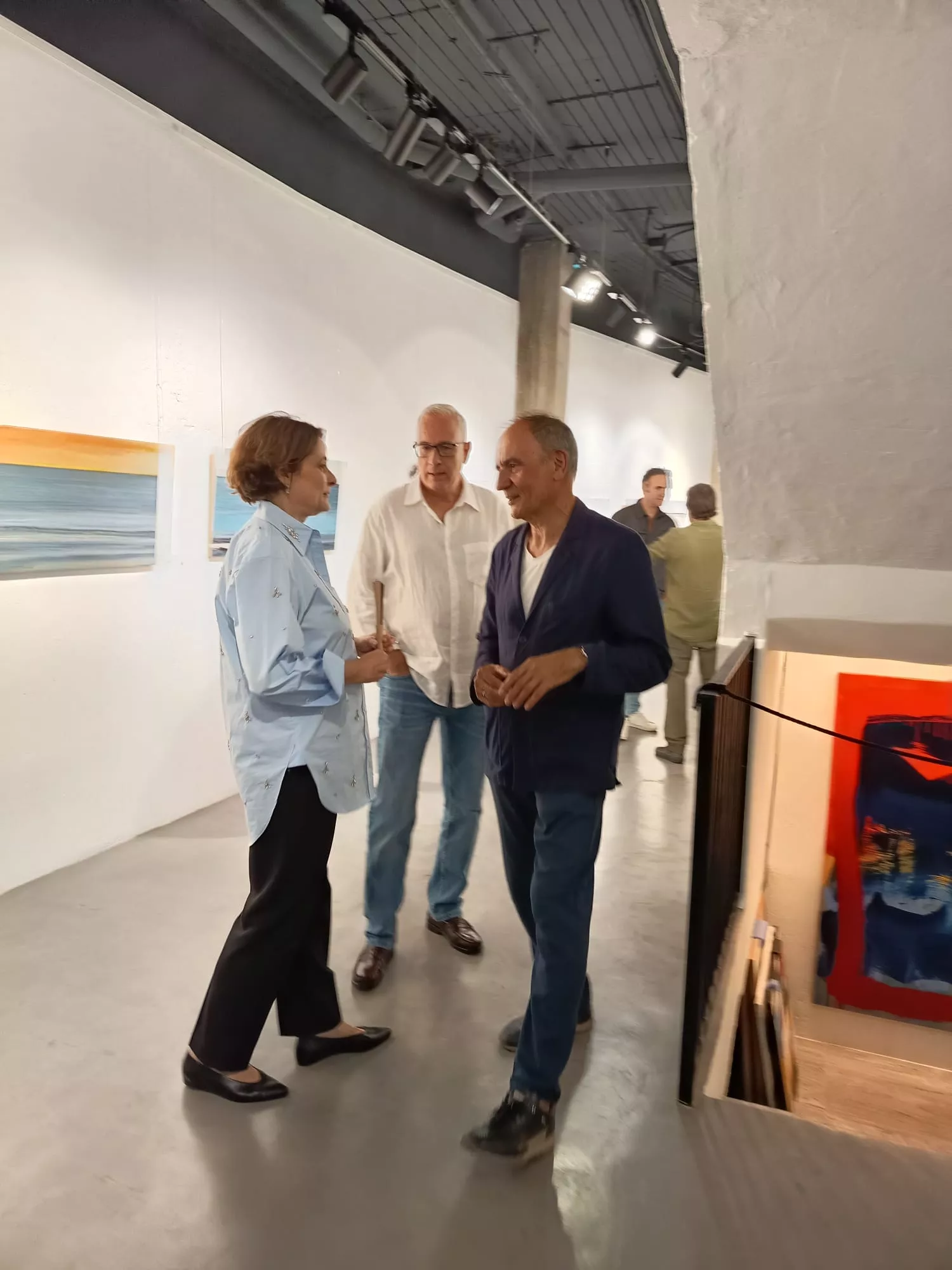 Inauguración de la exposición de Santiago Arranz en la Galería Carmen Terreros de Zaragoza. Foto GCT