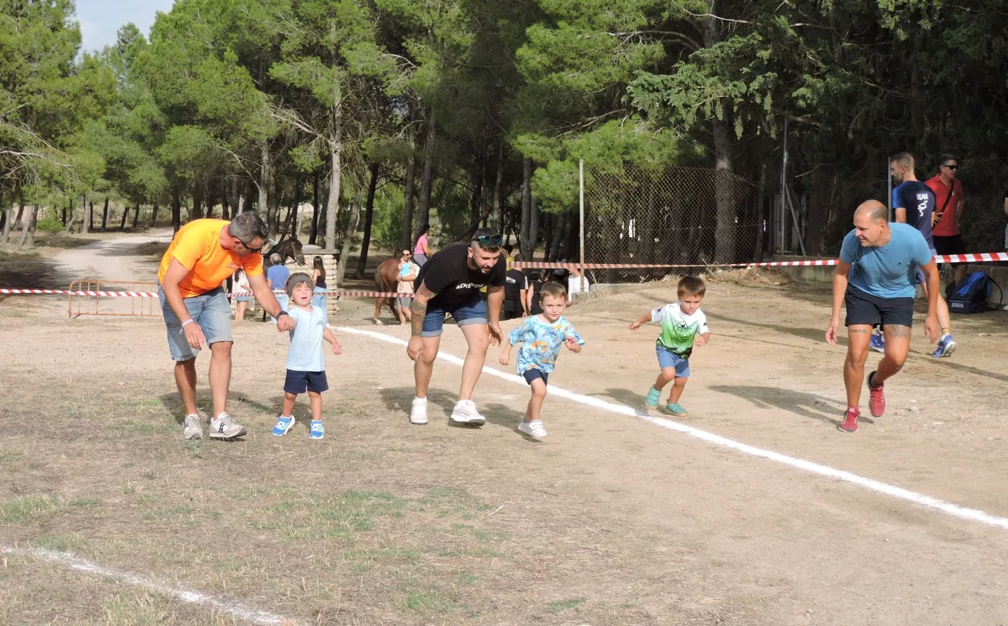1 Carrera de niños hasta 3 años