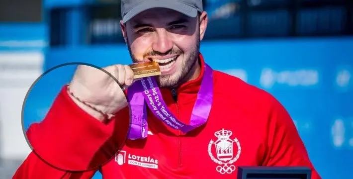 Andrés Temiño, doble campeón del mundo. 