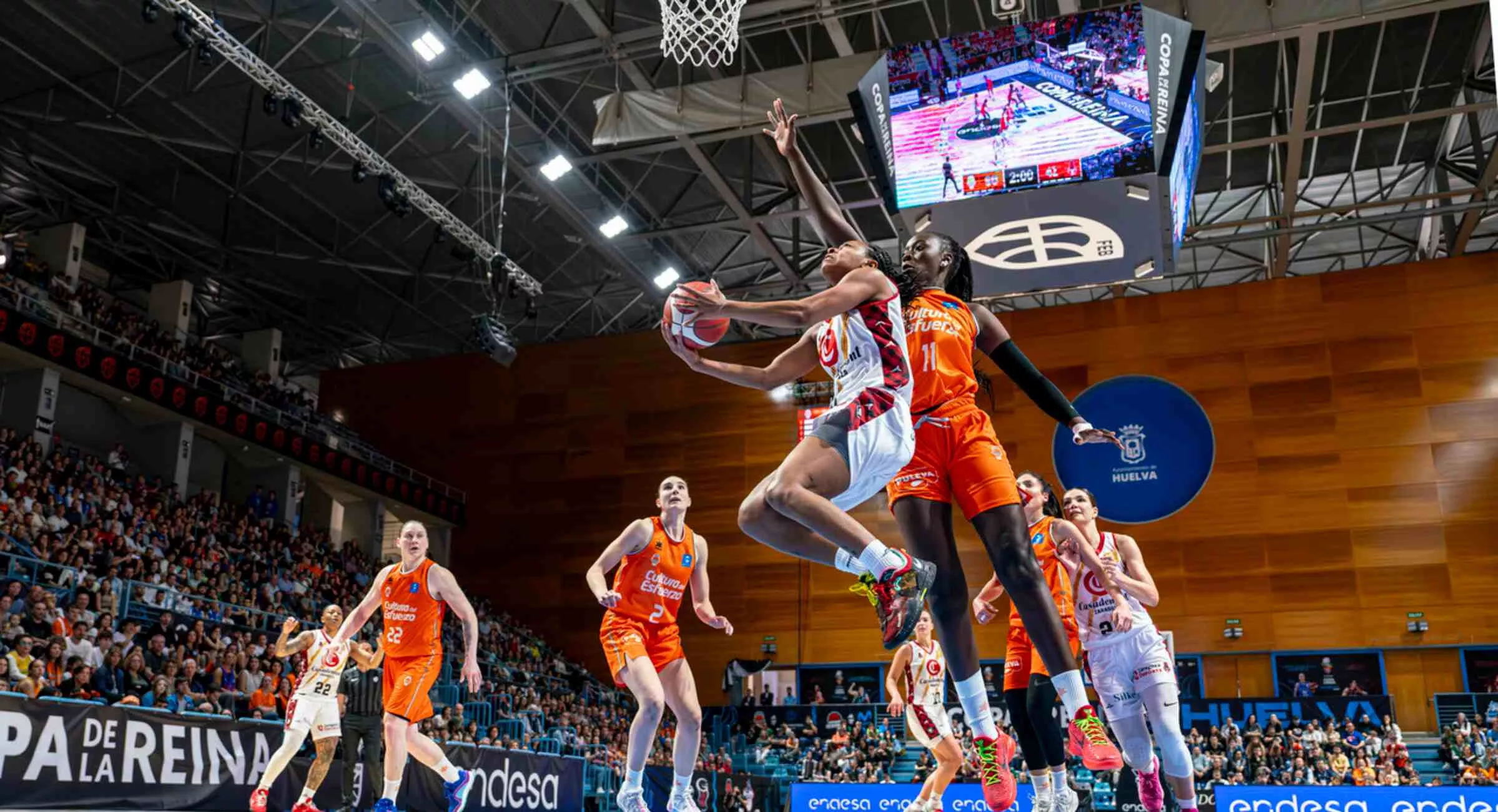 El baloncesto femenino más impactante, en Huesca. Foto Endesa
