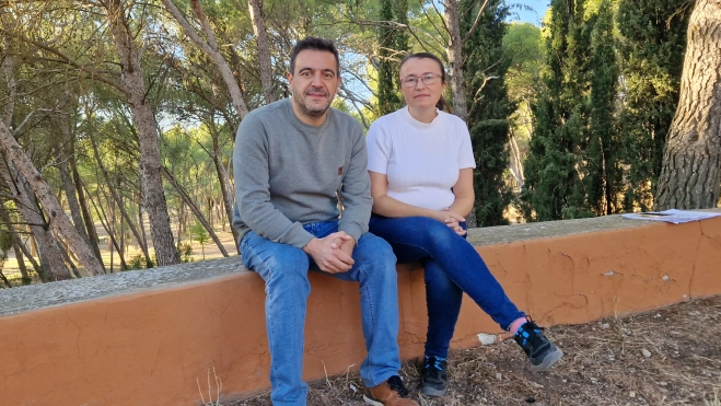 Juan Palacios Pérez e Inma Campodarve. Foto Myriam Martínez