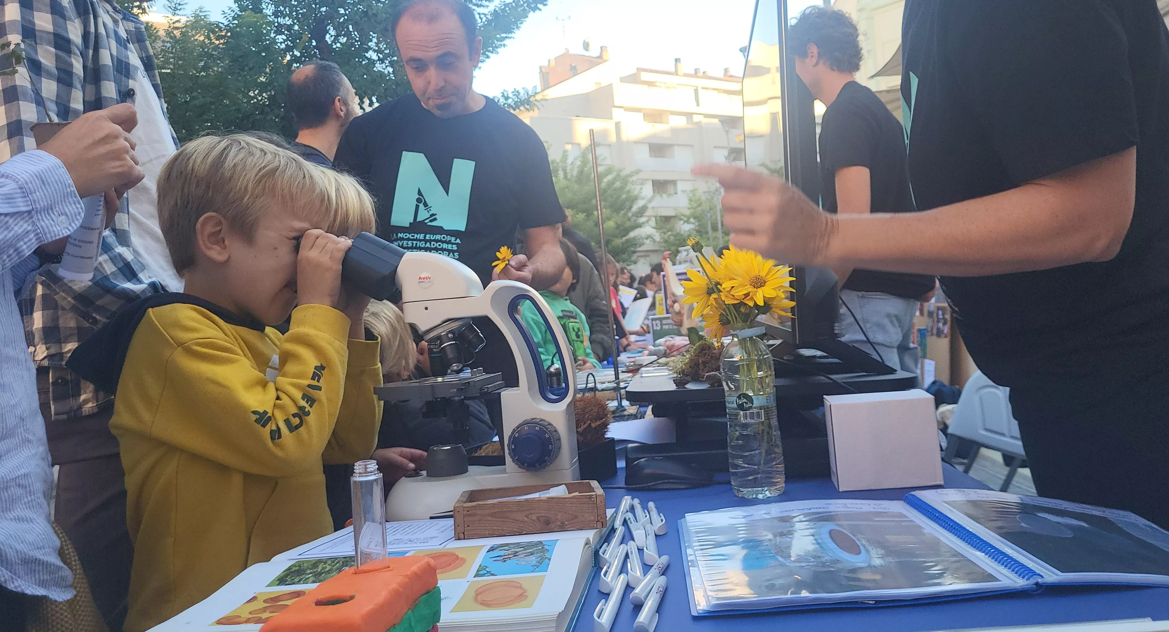 Celebración en Huesca de la Noche Europea de l@s Investigador@s. Foto Mercedes Manterola