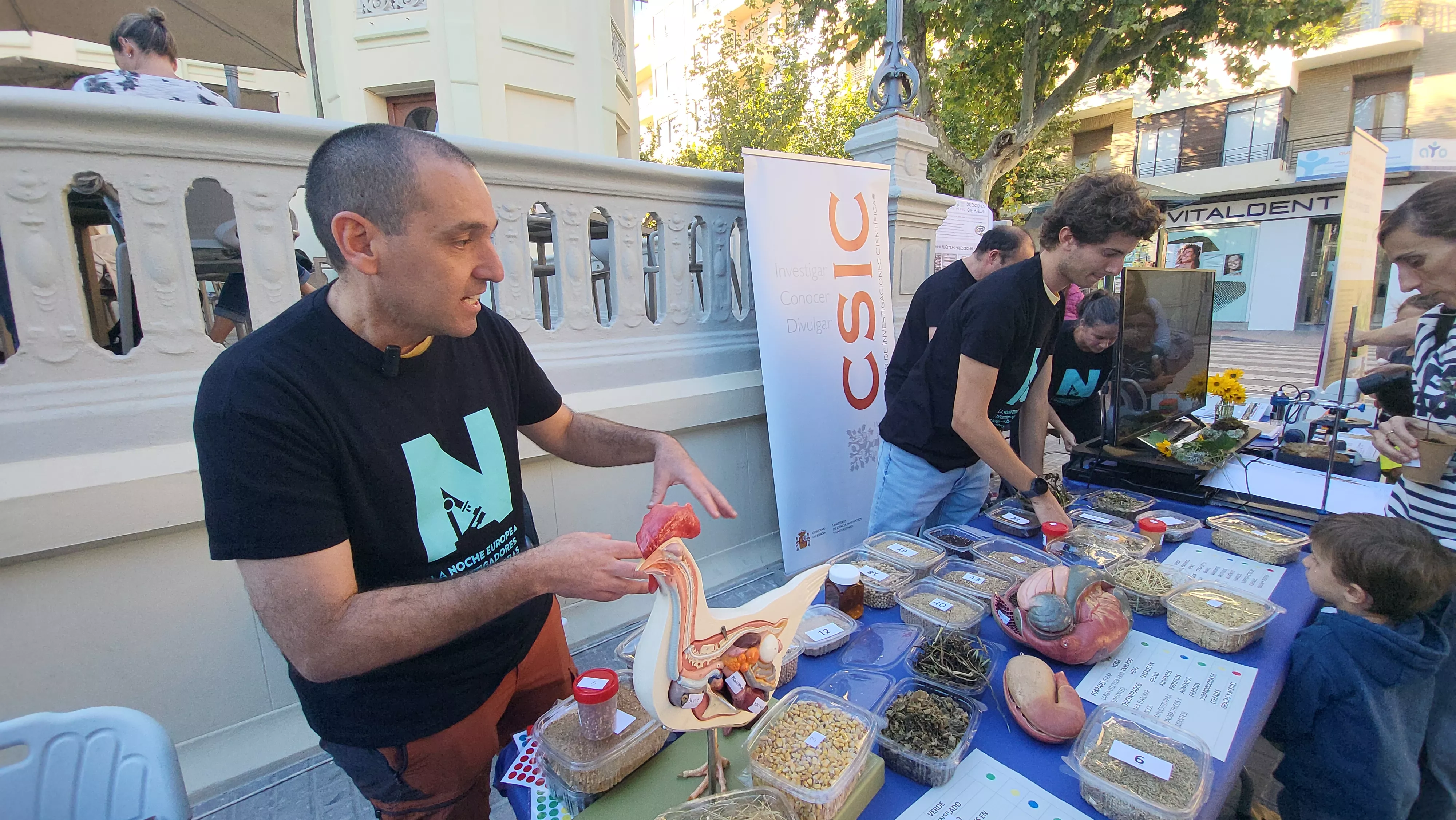 Celebración en Huesca de la Noche Europea de l@s Investigador@s. Foto Mercedes Manterola