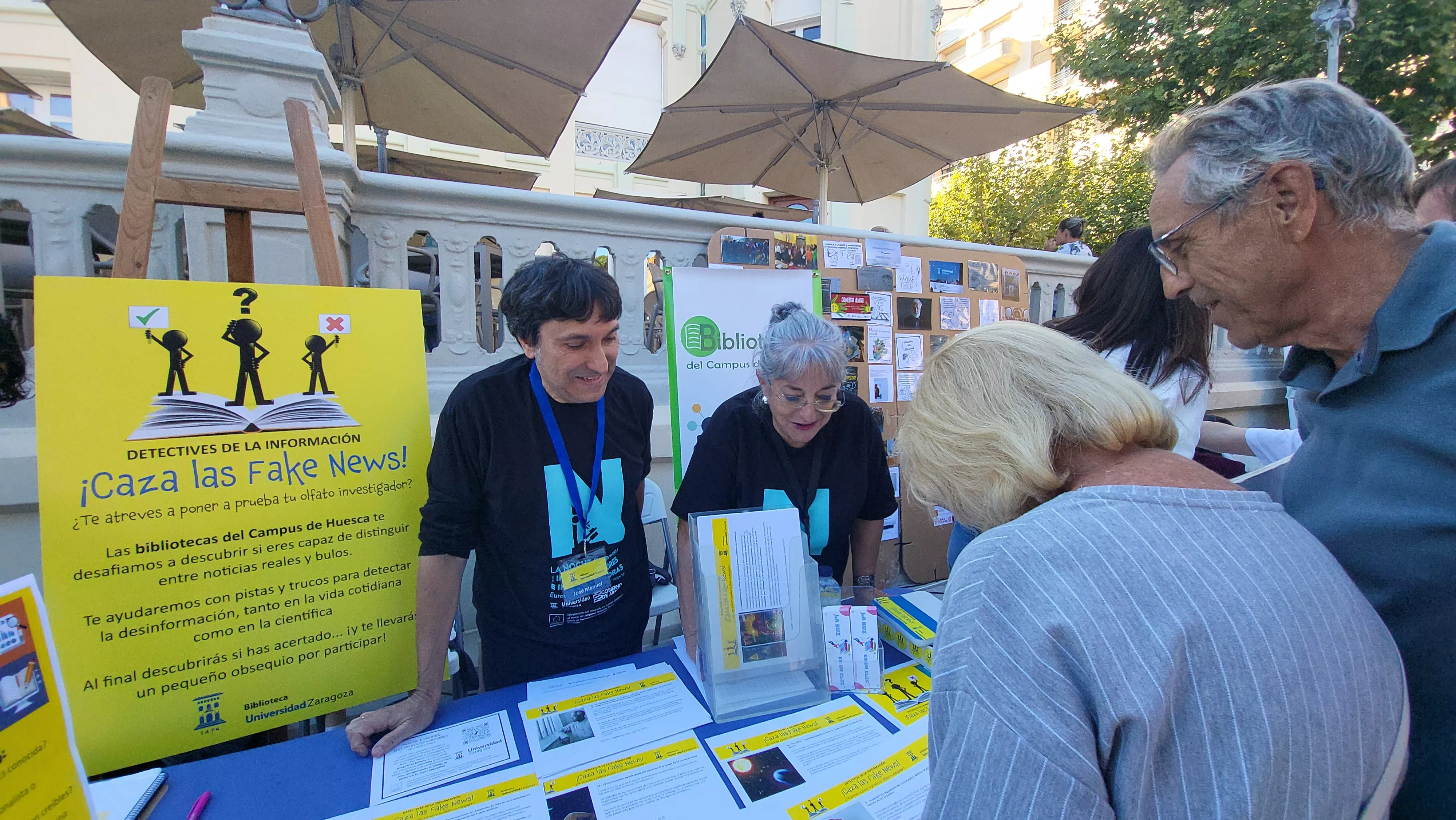 Celebración en Huesca de la Noche Europea de l@s Investigador@s. Foto Mercedes Manterola