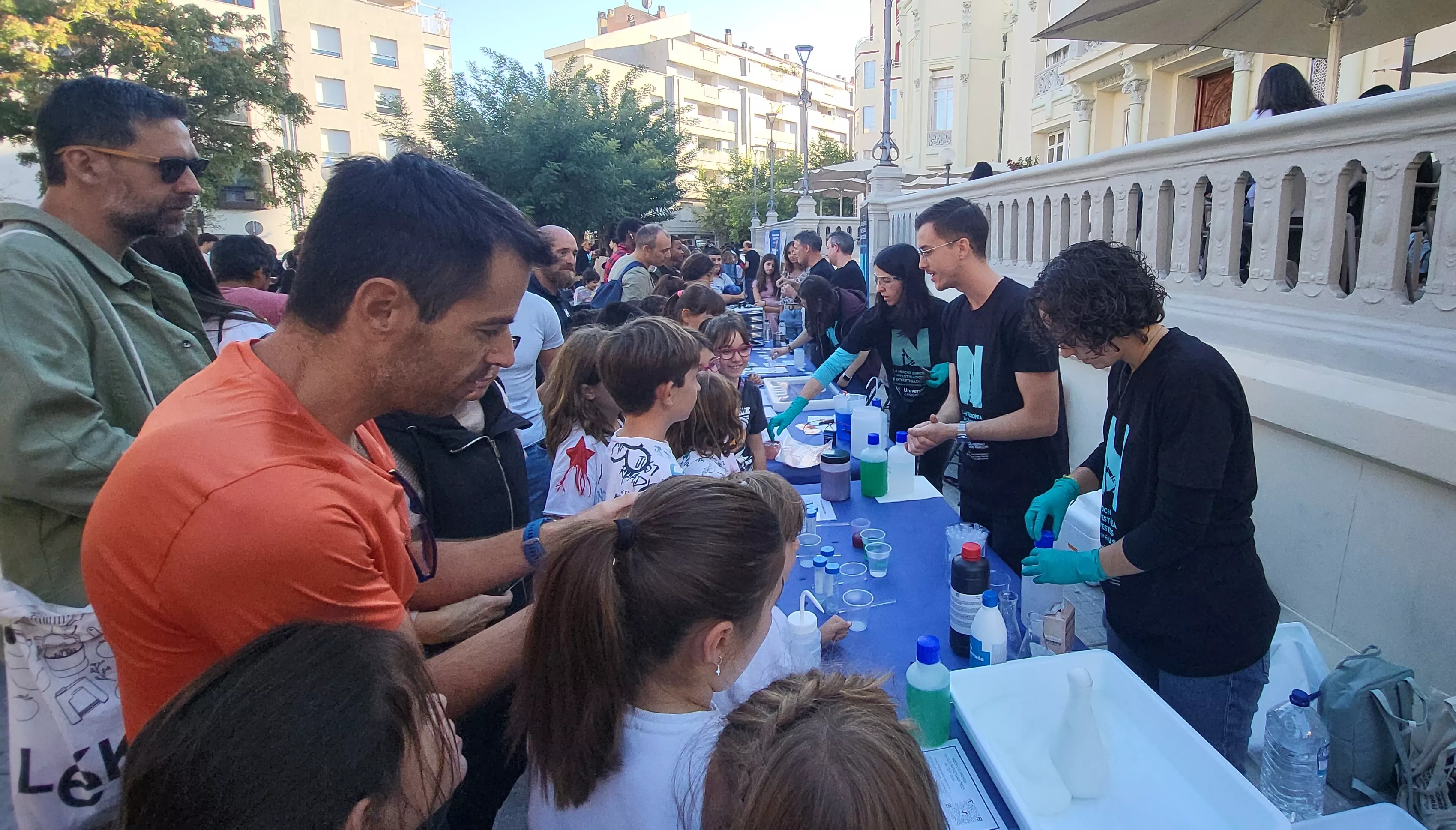 Celebración en Huesca de la Noche Europea de l@s Investigador@s. Foto Mercedes Manterola