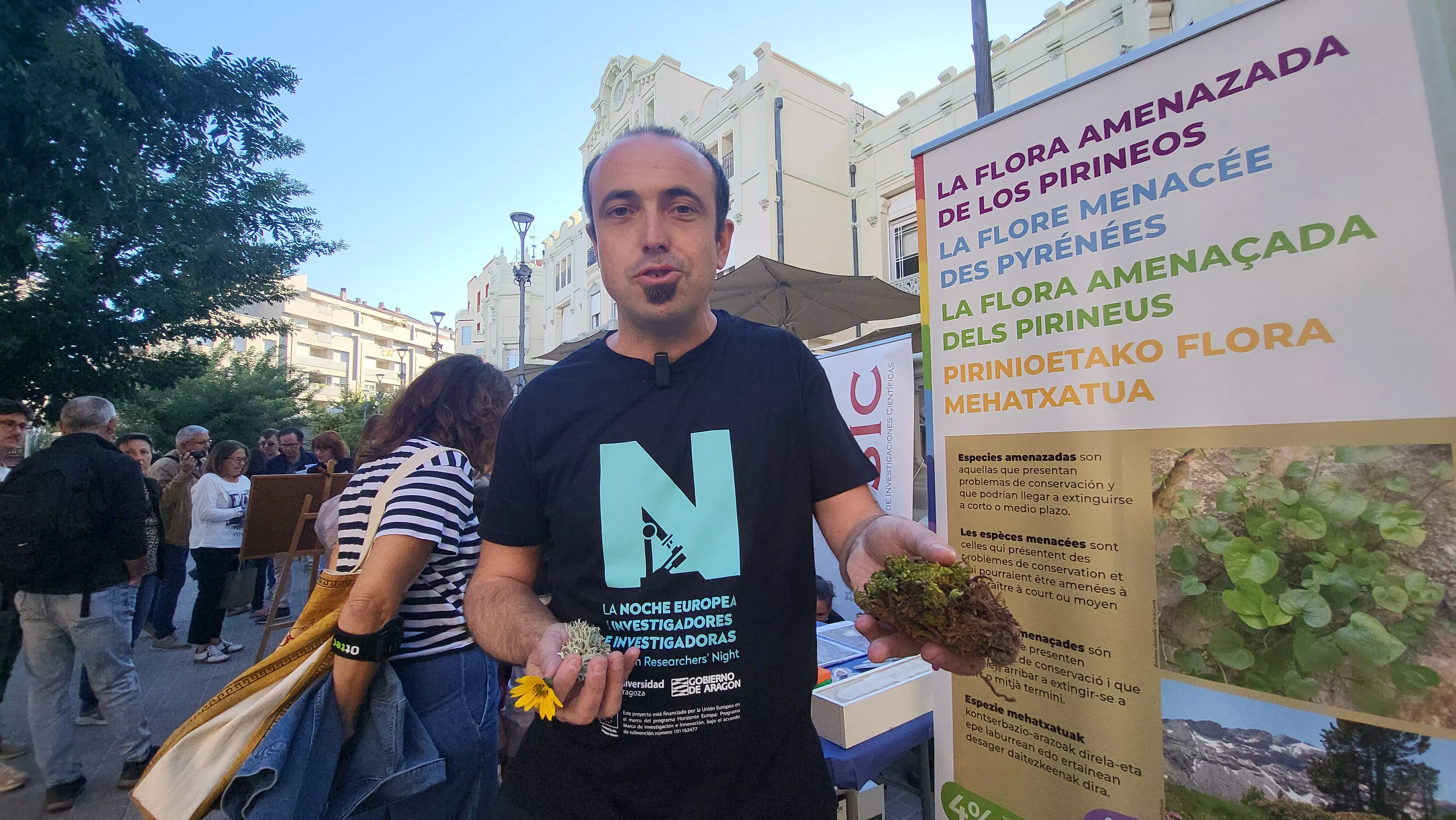 Celebración en Huesca de la Noche Europea de l@s Investigador@s. Foto Mercedes Manterola