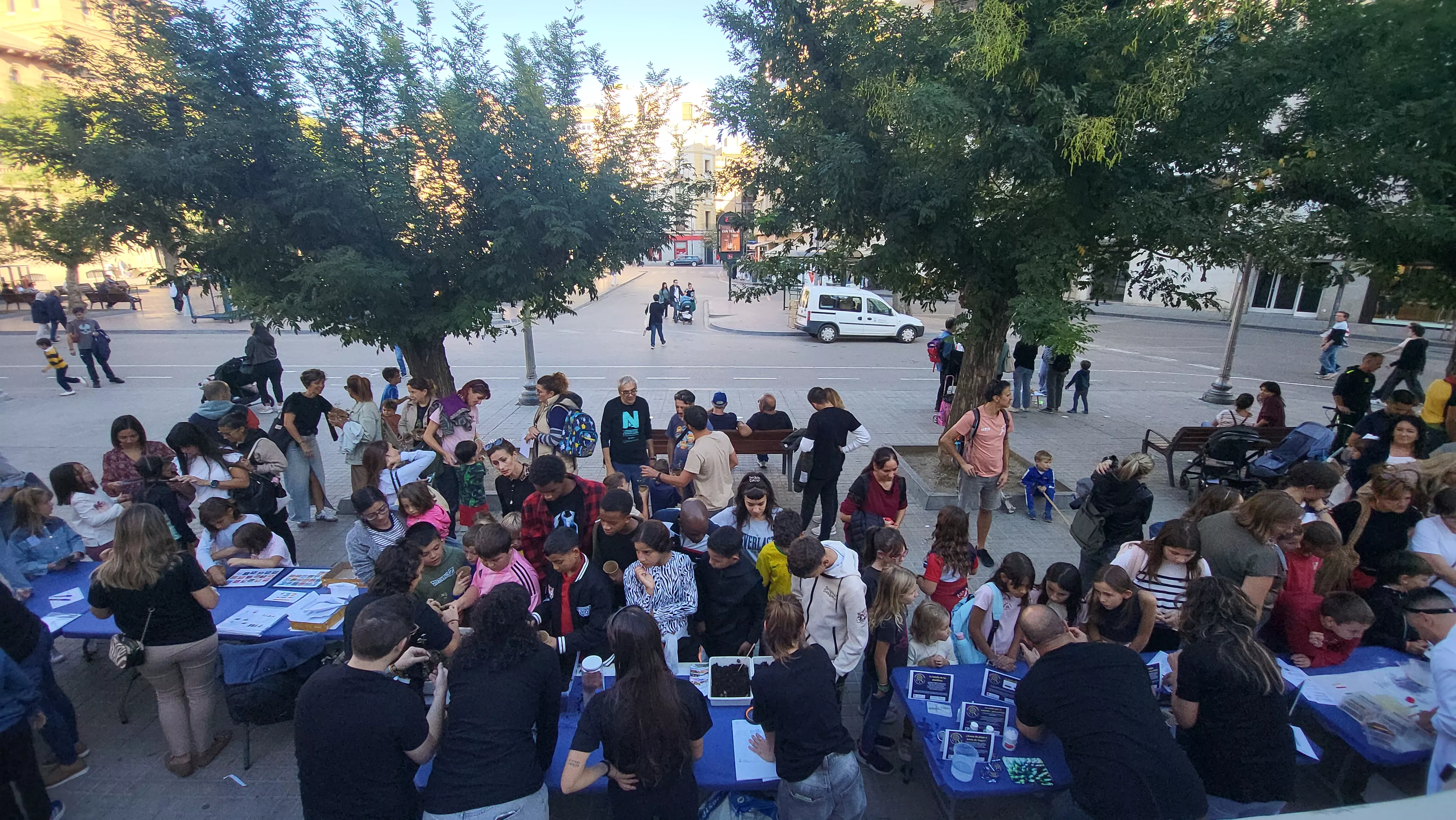 Celebración en Huesca de la Noche Europea de l@s Investigador@s. Foto Mercedes Manterola