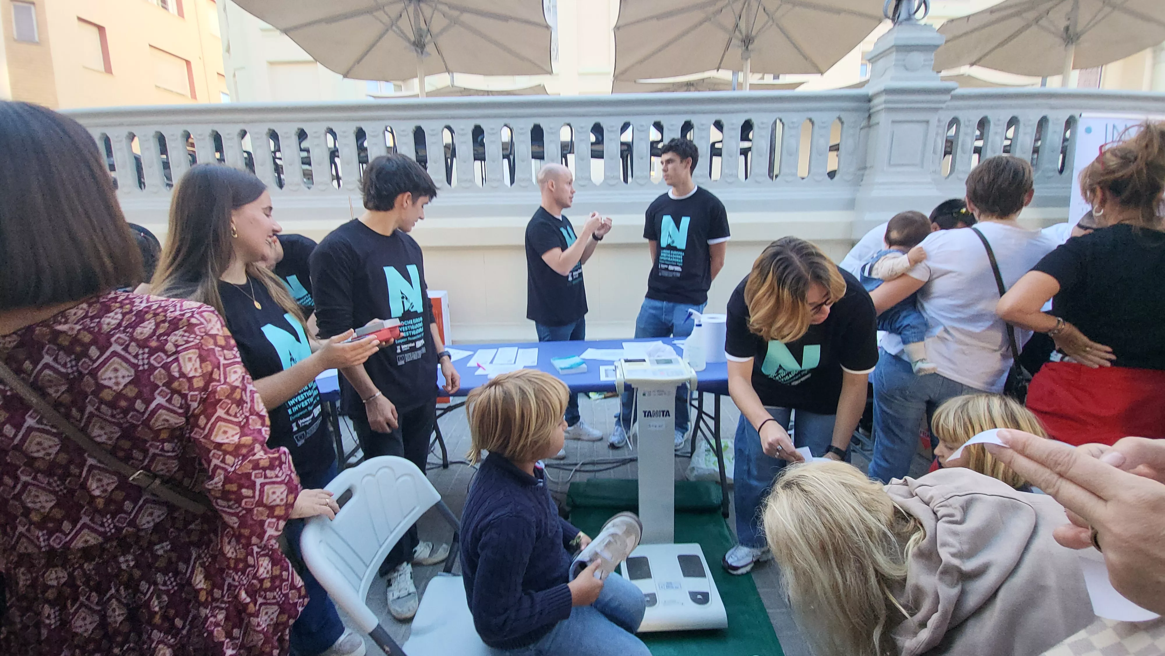 Celebración en Huesca de la Noche Europea de l@s Investigador@s. Foto Mercedes Manterola