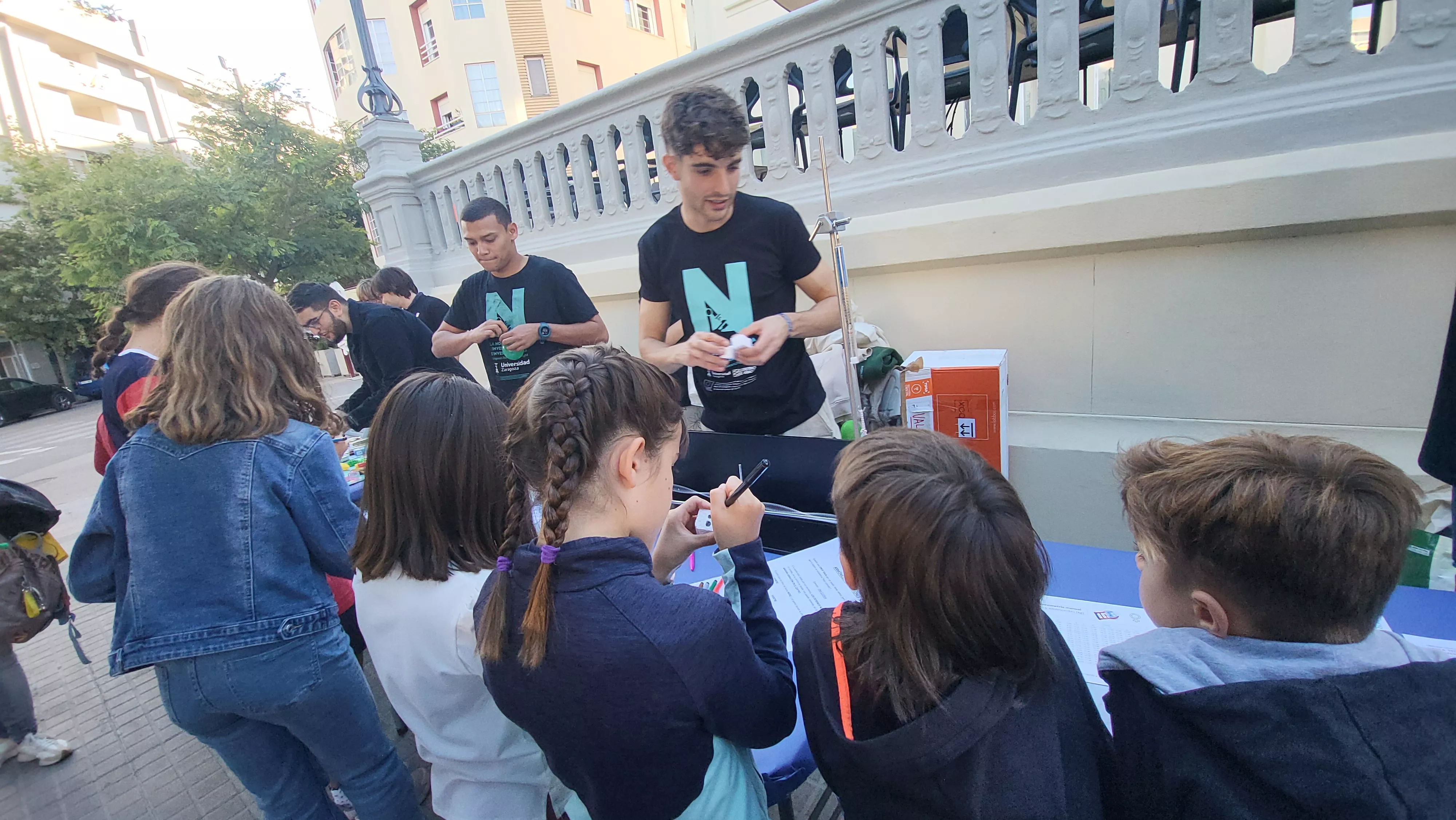 Celebración en Huesca de la Noche Europea de l@s Investigador@s. Foto Mercedes Manterola