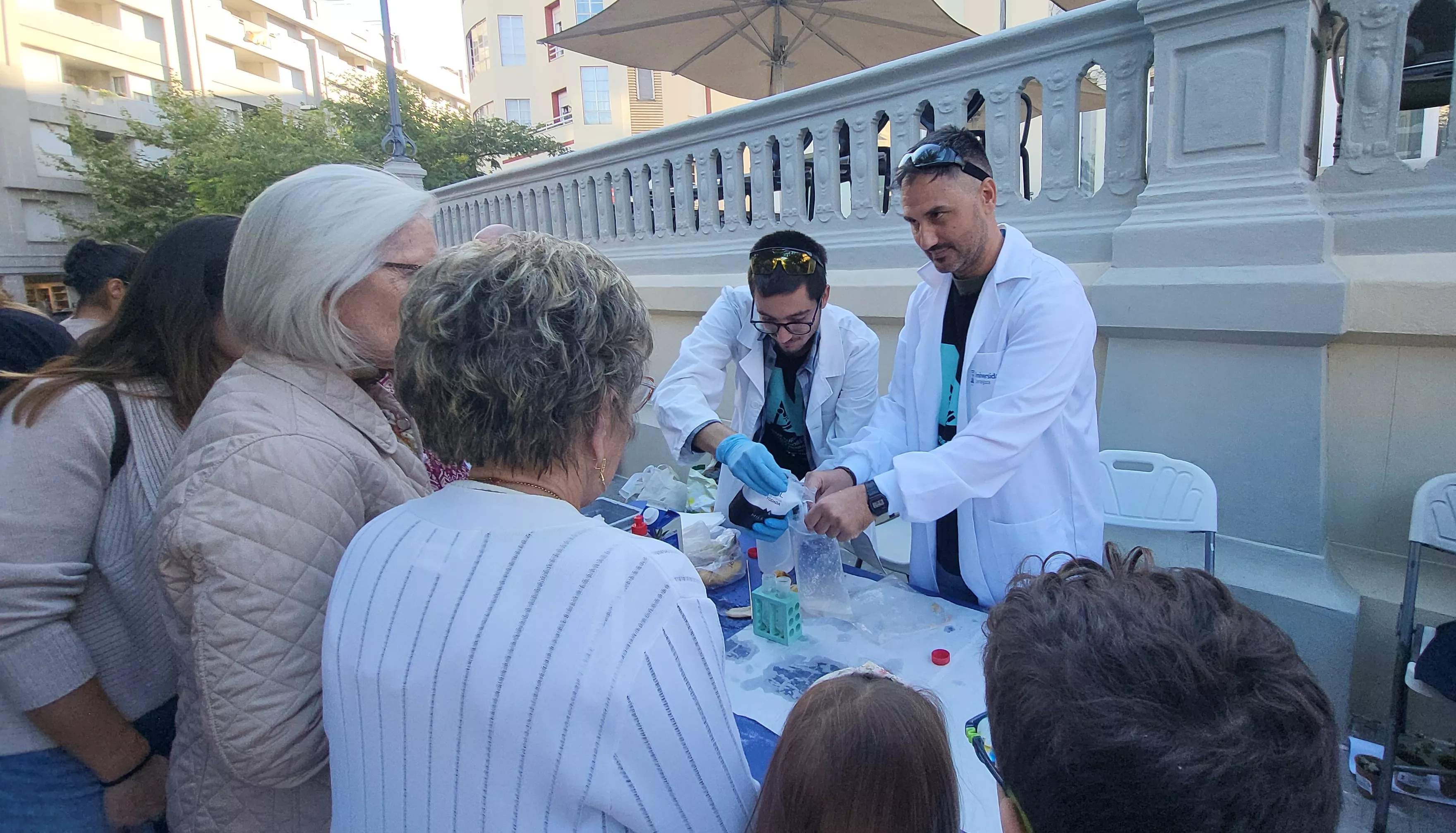 Celebración en Huesca de la Noche Europea de l@s Investigador@s. Foto Mercedes Manterola