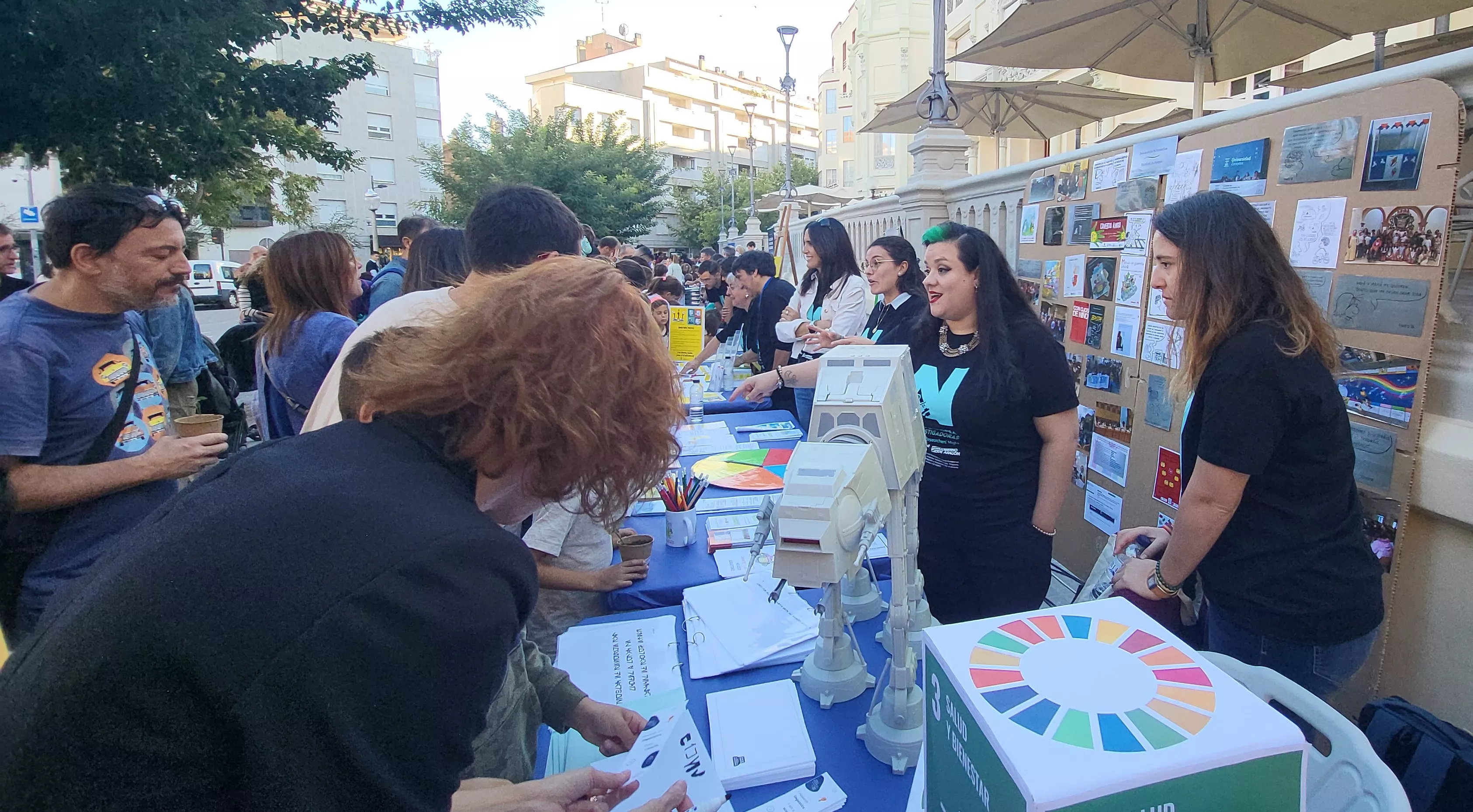 Celebración en Huesca de la Noche Europea de l@s Investigador@s. Foto Mercedes Manterola
