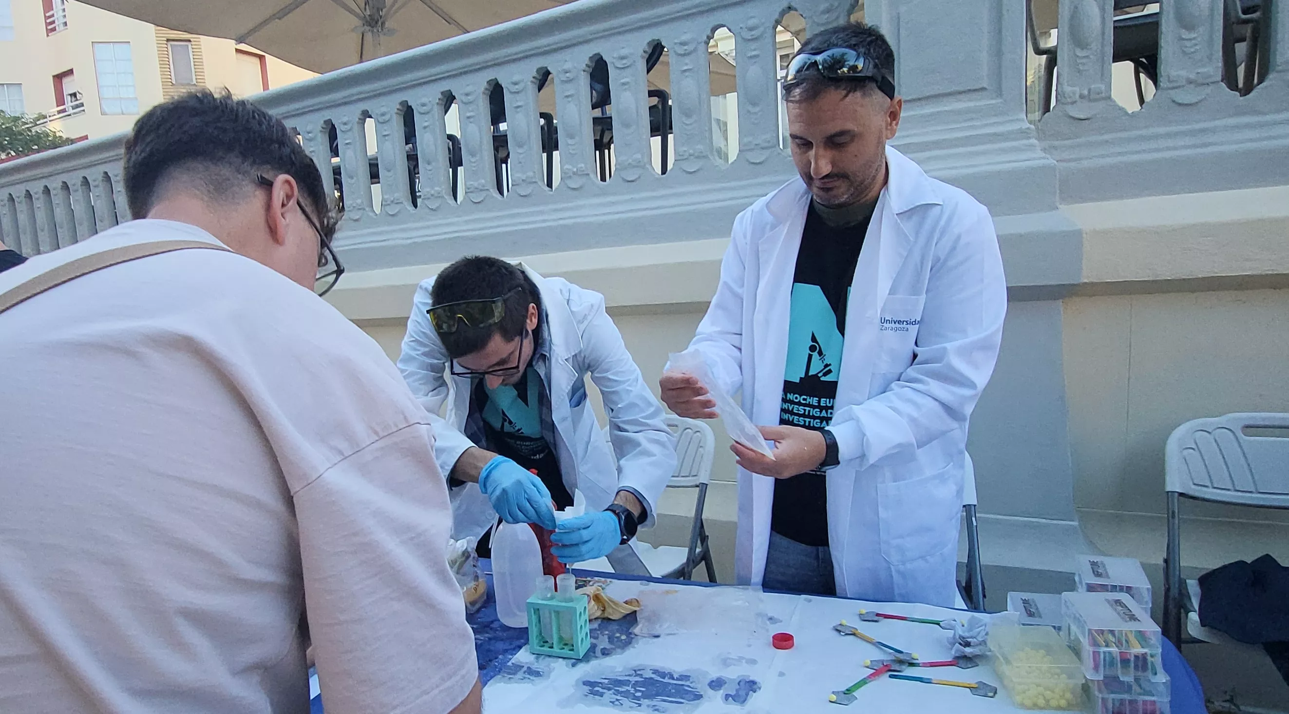 Celebración en Huesca de la Noche Europea de l@s Investigador@s. Foto Mercedes Manterola
