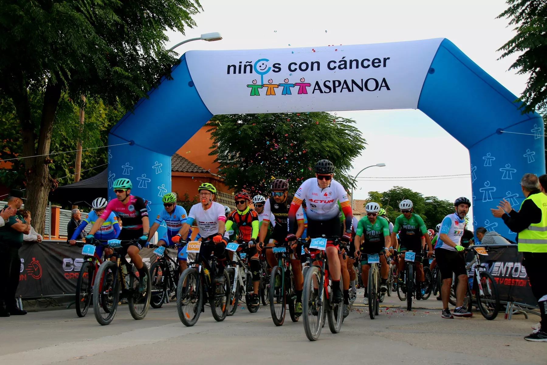 Se ha celebrado la 13 BTT Aspanoa.