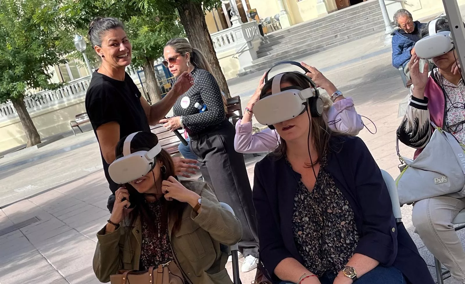 'Si no lo vives, no lo sientes', realidad virtual para ponerse en la piel de una víctima de violencia de género. Foto Mercedes Manterola