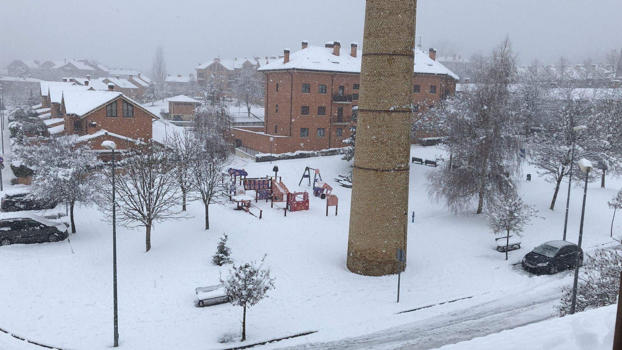 Nieve en Jaca